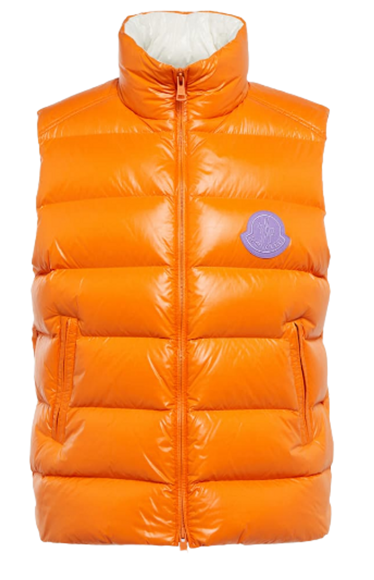 Moncler Parken Down Orange Jacket