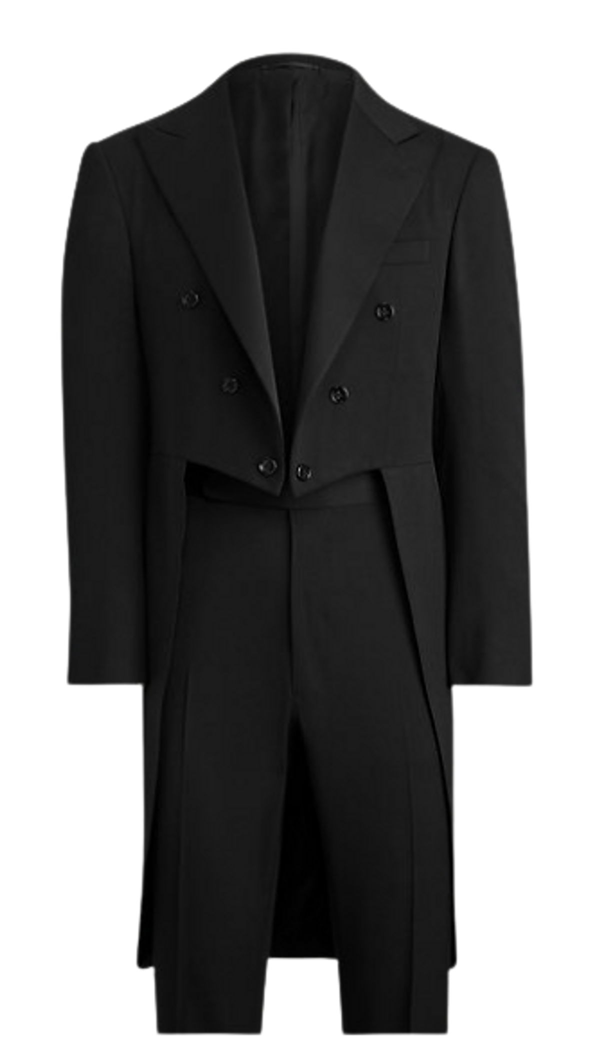 Ralph Lauren Gregory Handmade Tuxedo Black Tailcoat