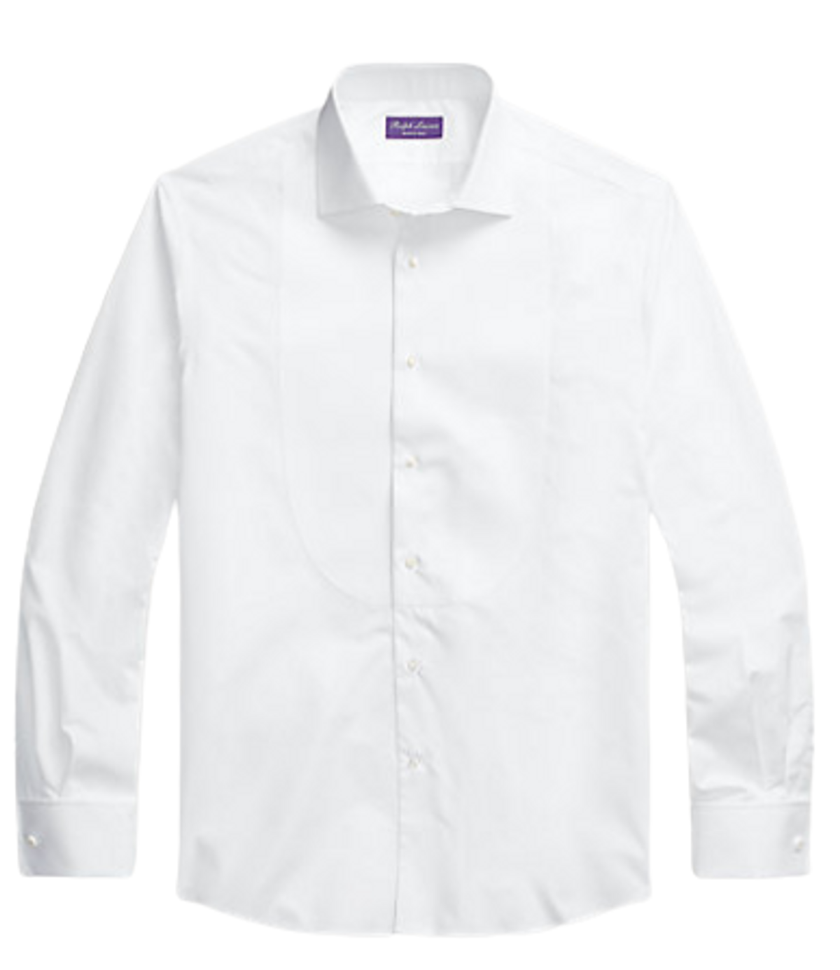 Ralph Lauren Poplin Tuxedo White Shirt