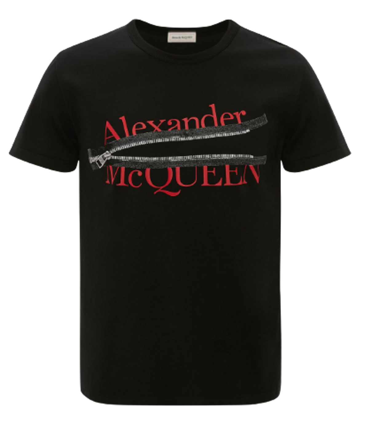 Alexander McQueen Black Zip T-Shirt