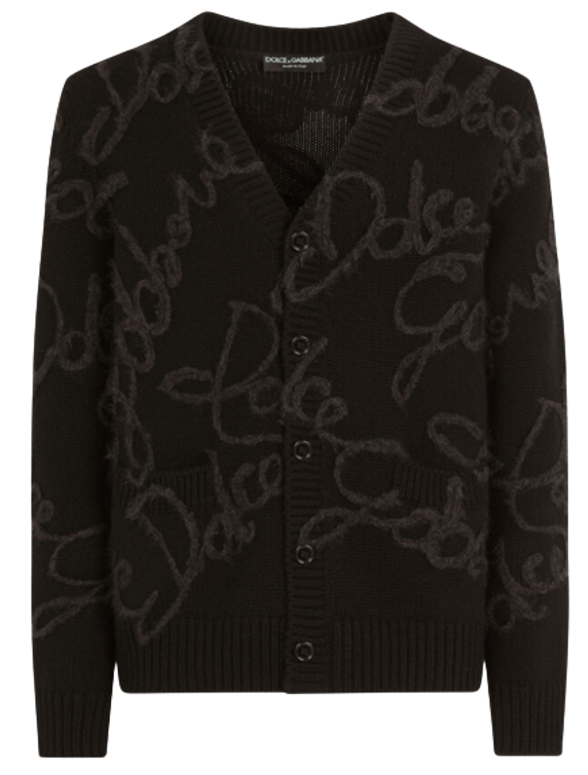 Dolce & Gabbana Embroidery Cashmere Cardigan