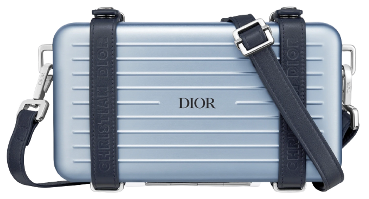dior rimowa silver