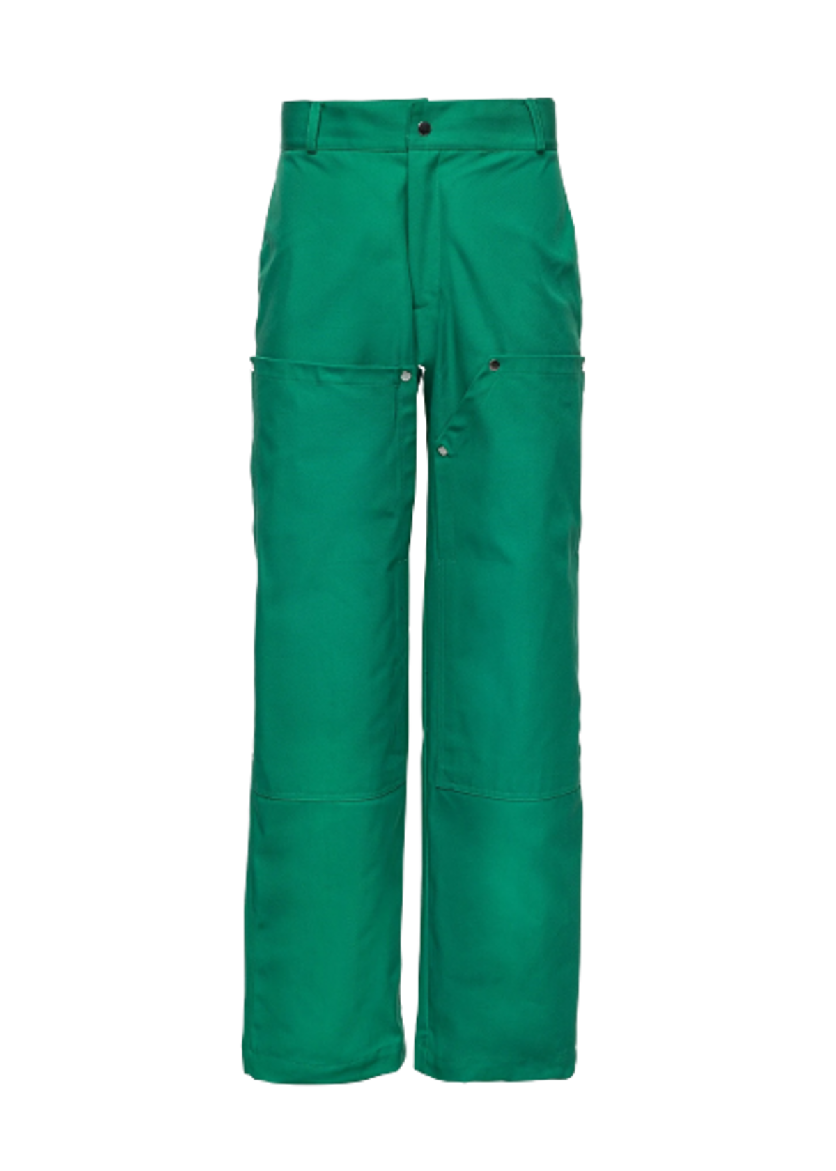 Spencer Badu Green Deconstructed Chinos