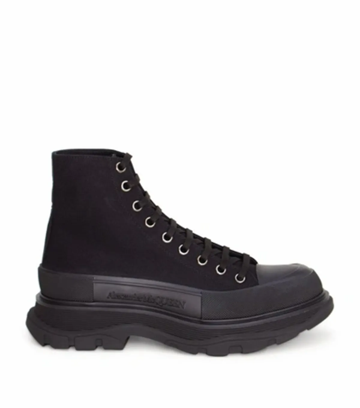 Alexander McQueen Tread Slick Boots In Black