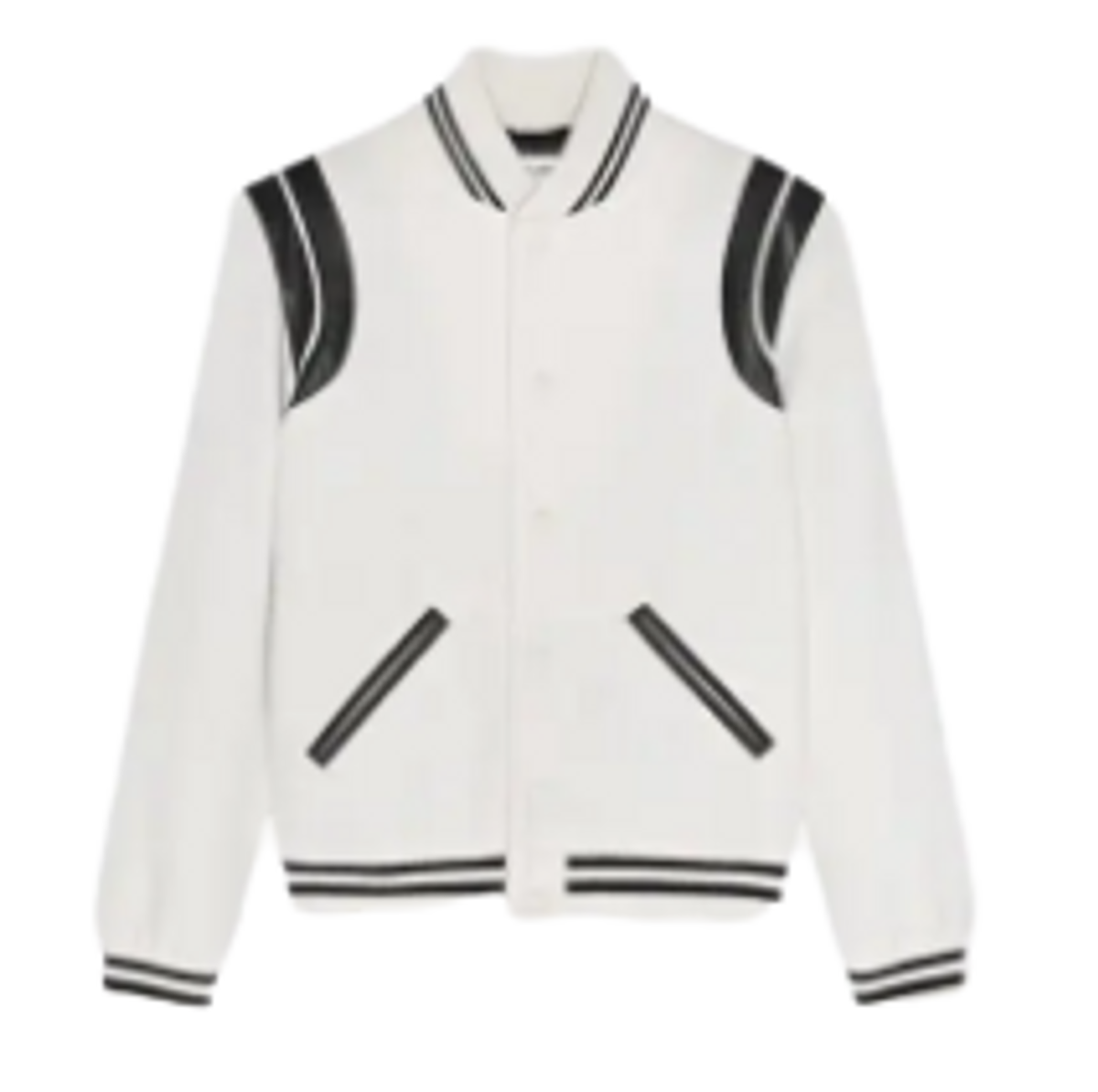 Saint Laurent Teddy Two Band Bomber Jacket