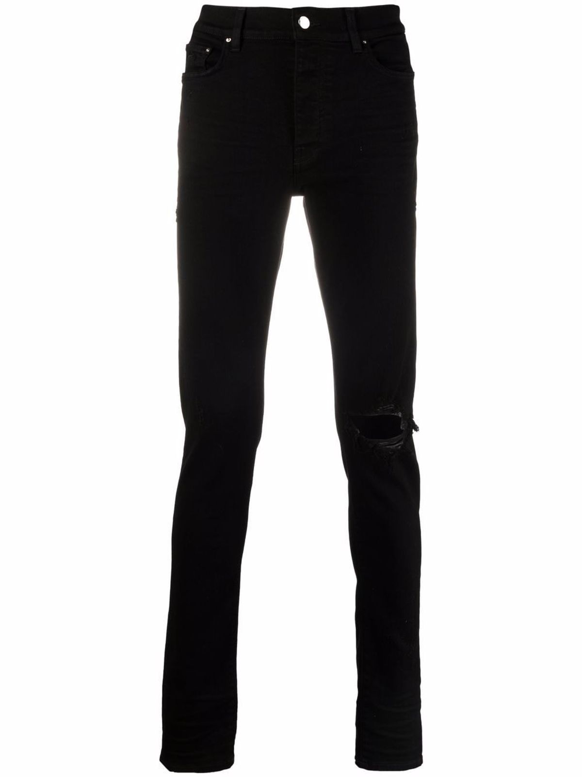 Amiri Distressed Slim Black Fit Jeans