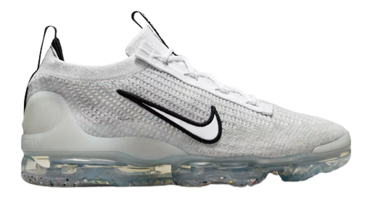Nike Air VaporMax 2021 Black Metallic Silver Sneakers