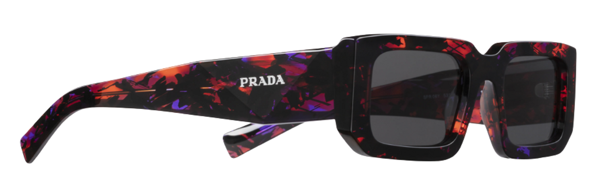 Prada Symbole Abstract Orange Sunglasses