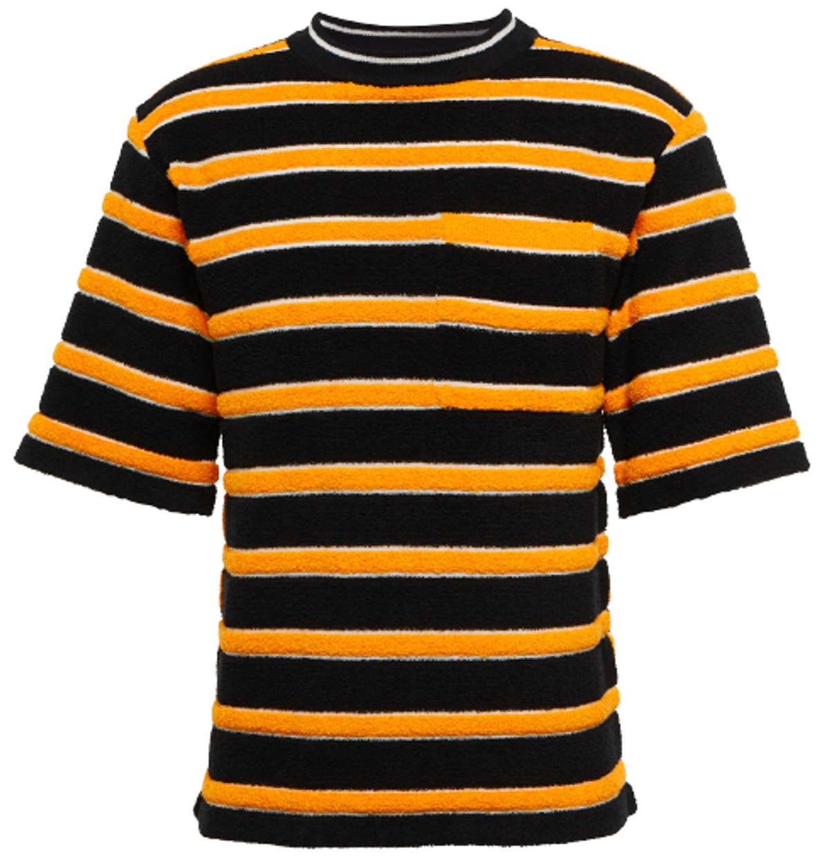 Marni Striped Cotton Blend Black T-Shirt