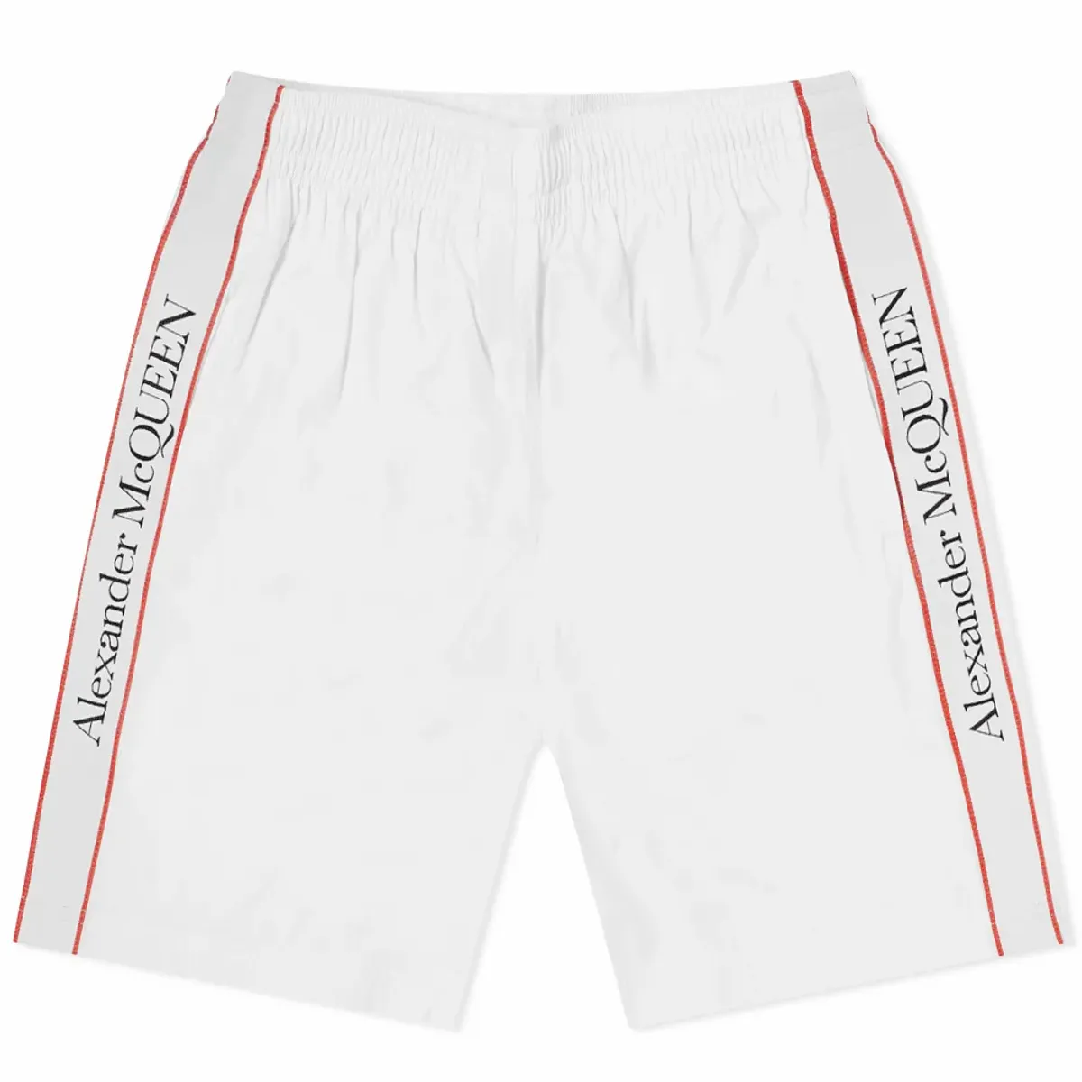 Alexander McQueen Side Stripe Swim Shorts