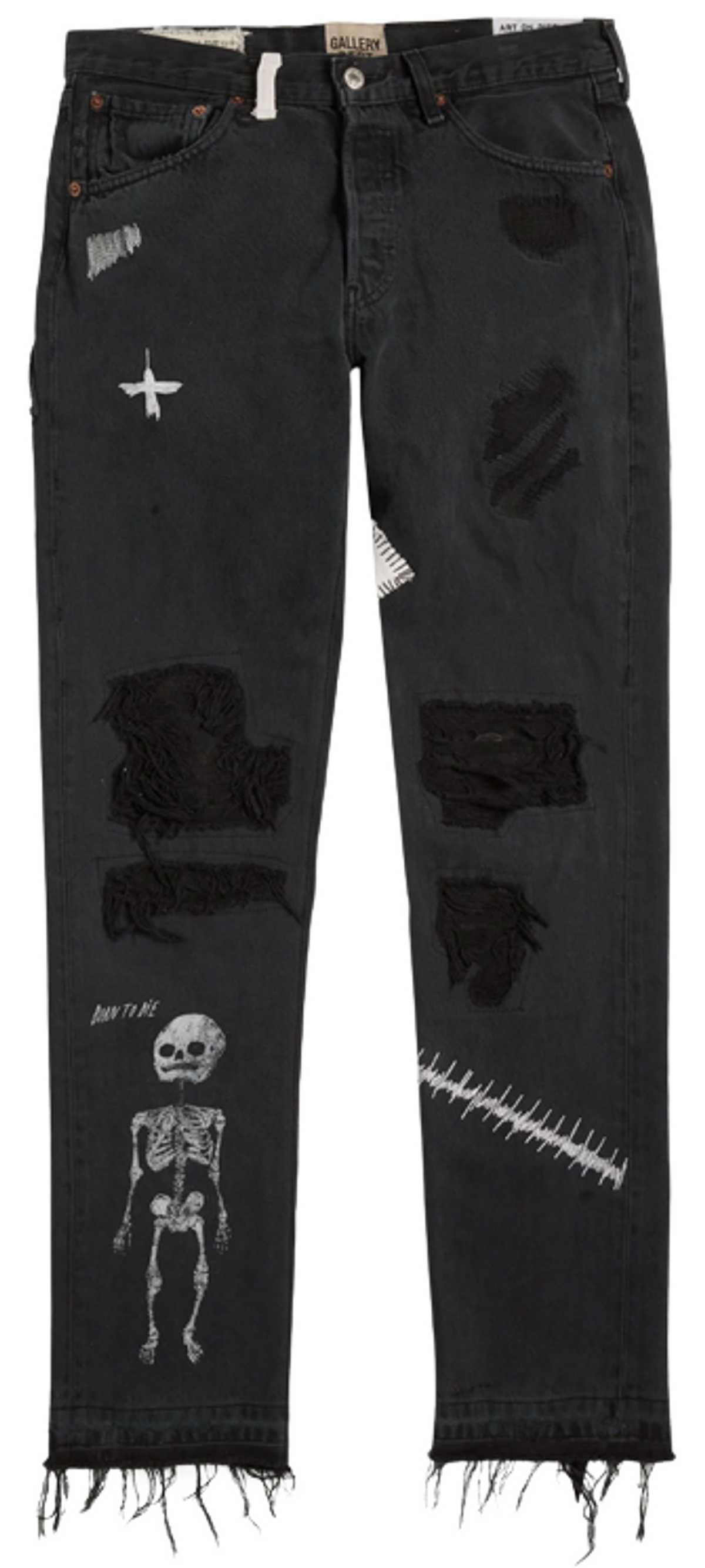 Gallery Dept. Fuck Face Black Jeans