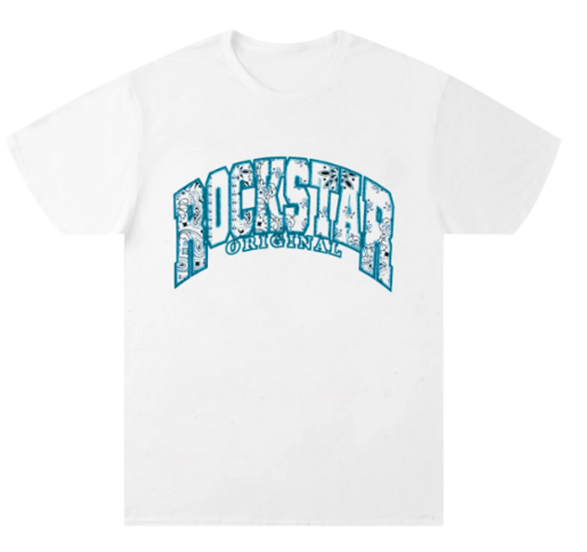 Fivio Foreign Merch × Rockstar Original Printed White T-Shirt