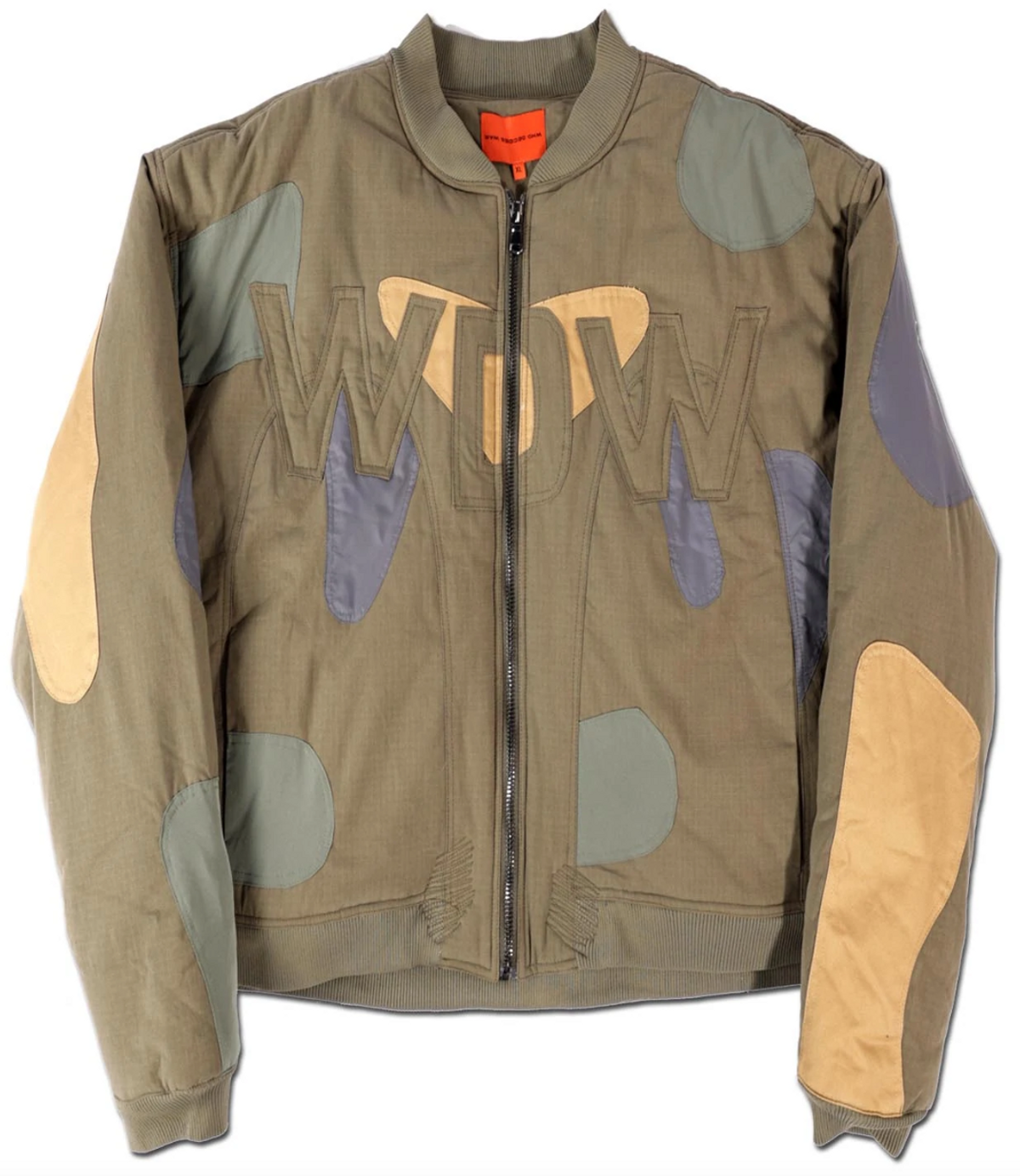 Who Decides War WDW Digi Oversized Green Bomber Jacket
