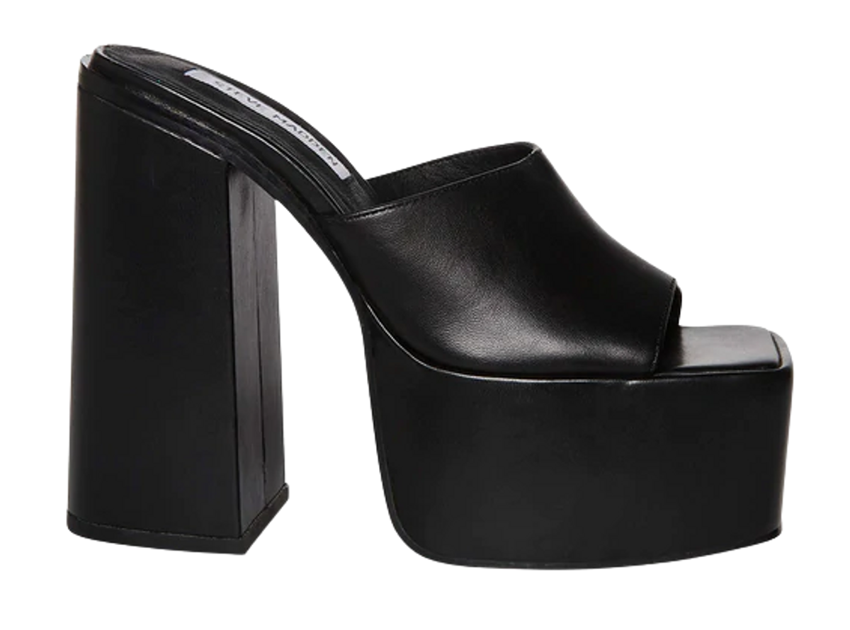 Steve Madden Trixie Black Leather Boots