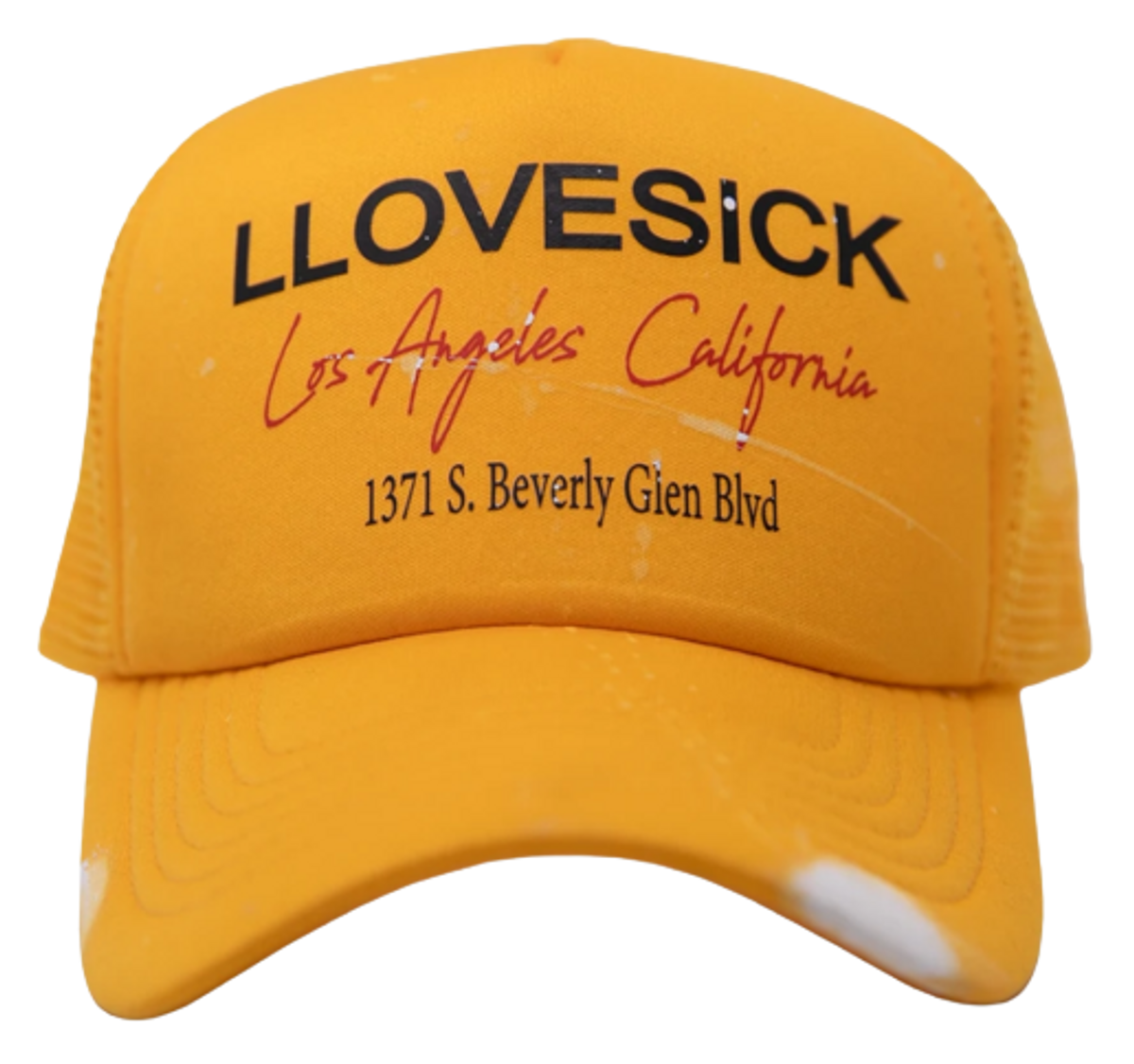 Llovestick Yellow Logo Trucker Hat