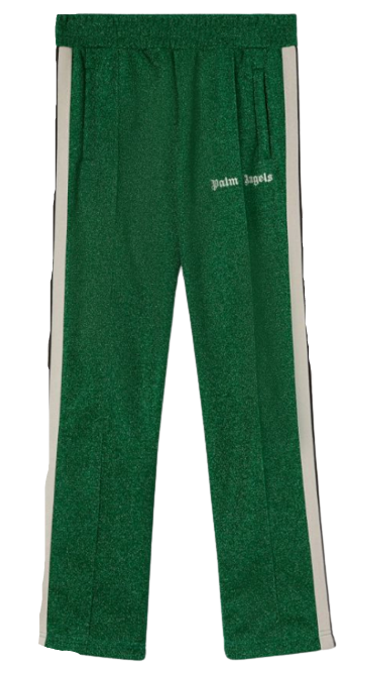 Palm Angels Lurex Green Track Pants