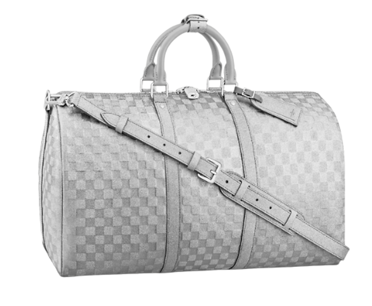 Louis Vuitton Keepall 50B Leather Bag