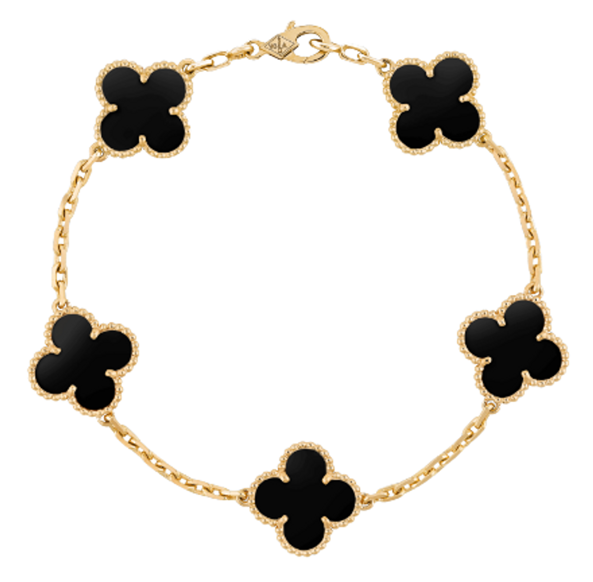 Van Cleef & Arpels Vintage Alhambra Black Bracelet