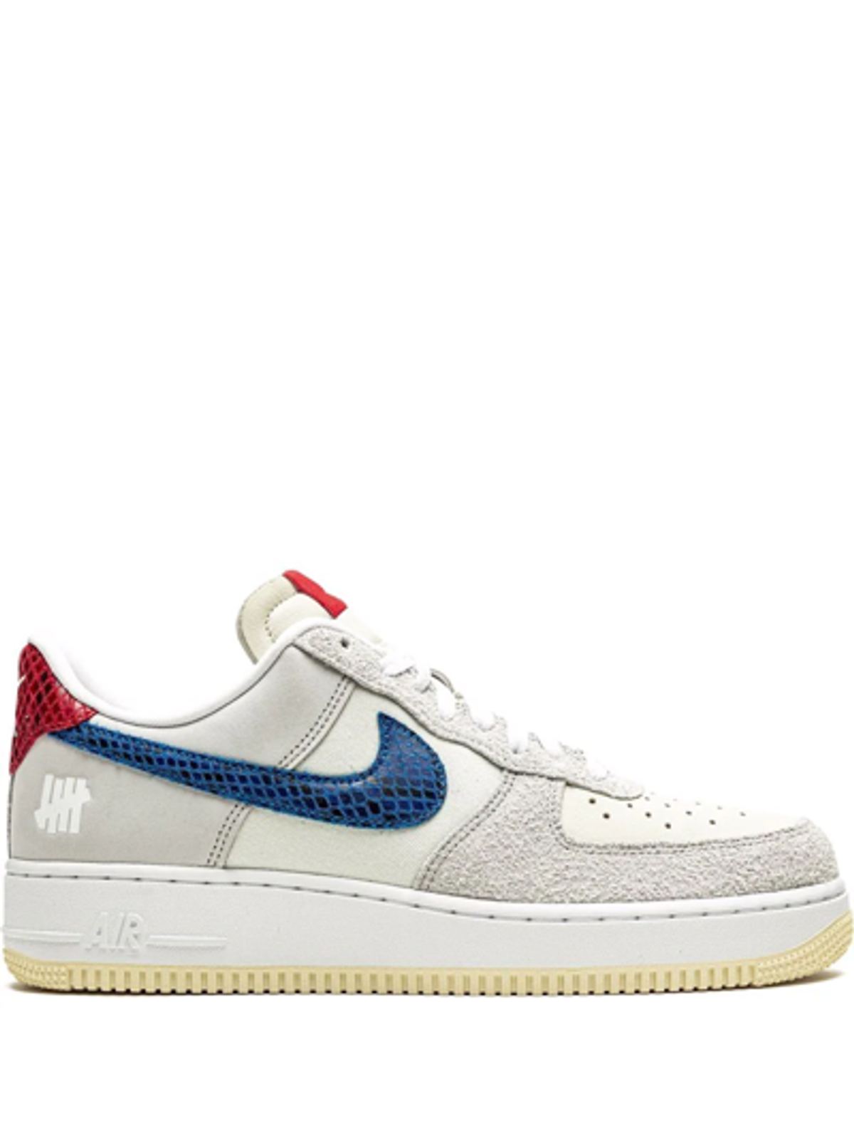 Nike × Undefeated Air Force 1 Low White Sneakers