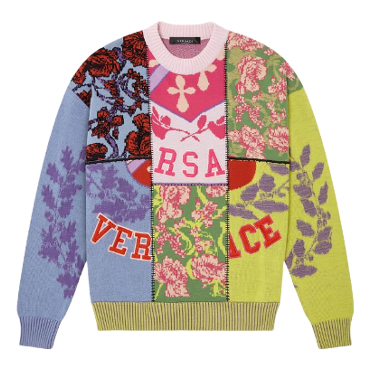 Versace Acid Bouquet Knitted Sweater