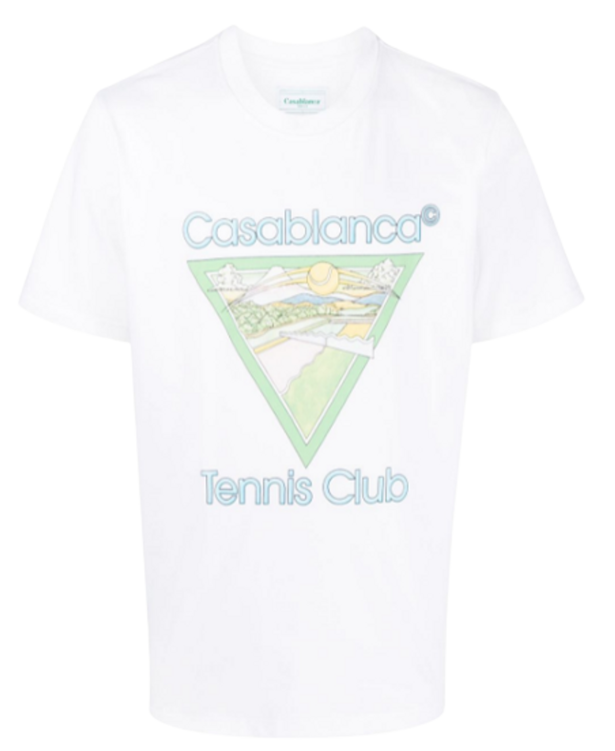 Casablanca White Organic Cotton T-Shirt
