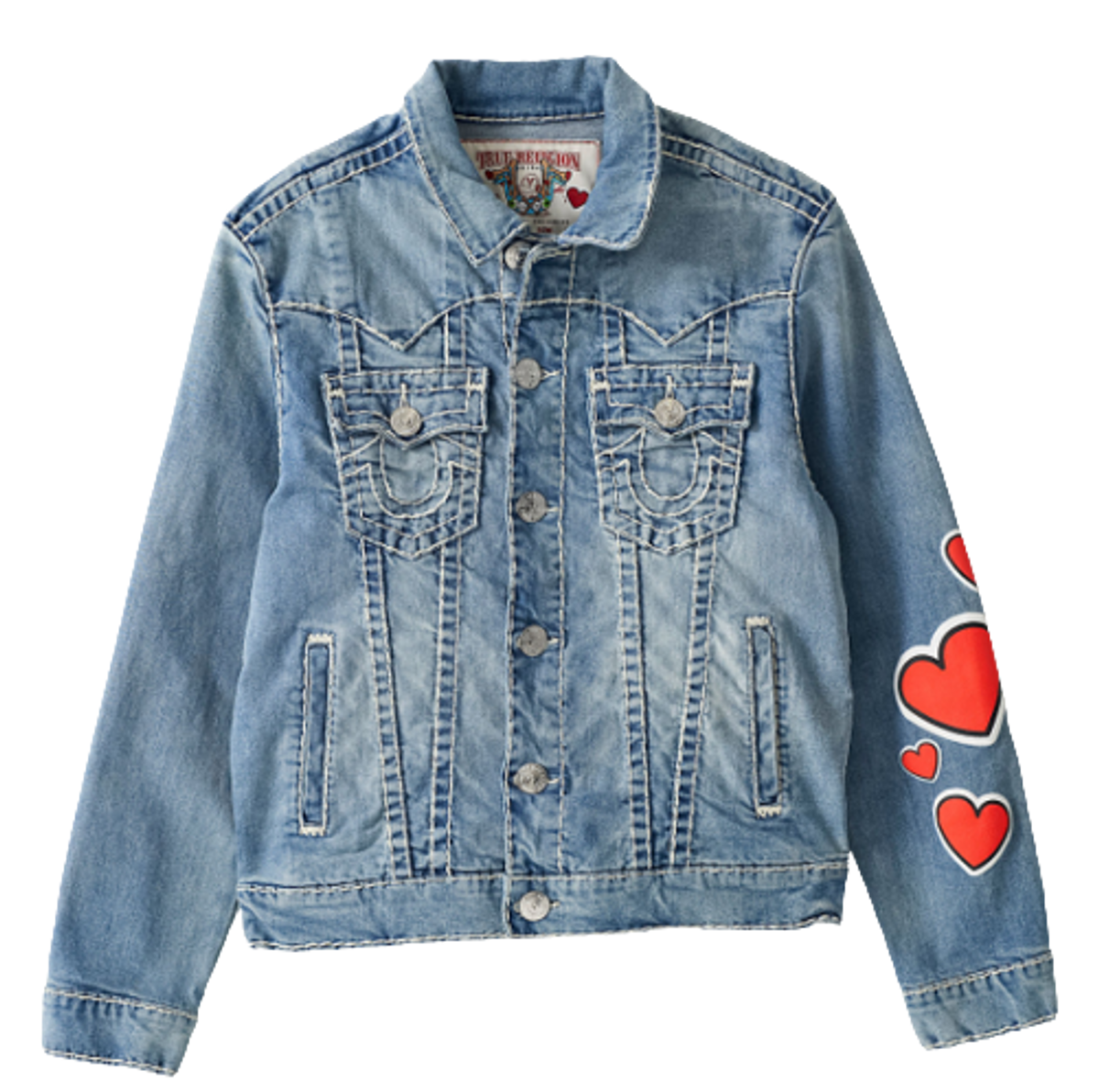 True Religion × Chief Keef Merch Super Denim Blue Jacket