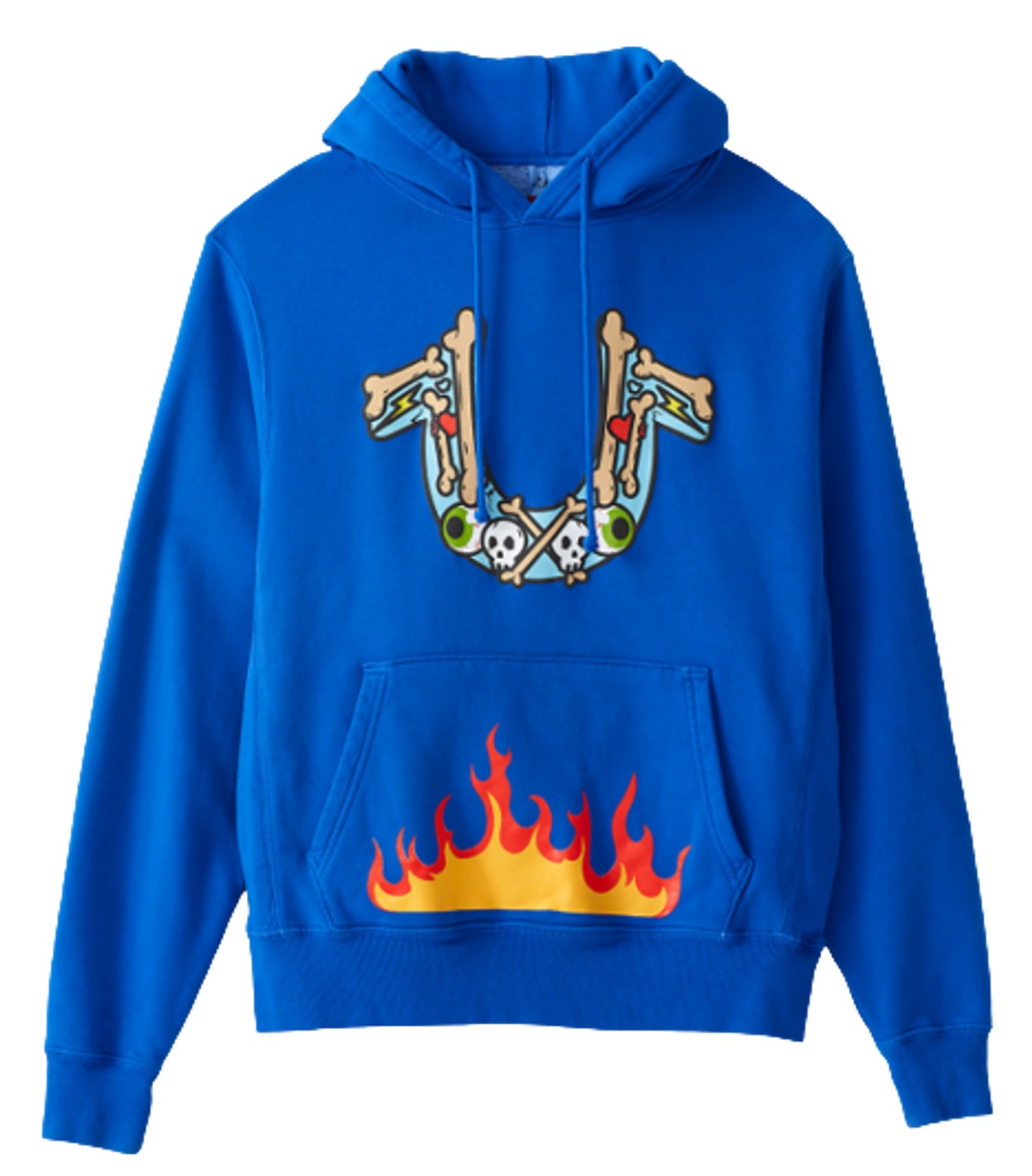 True Religion × Chief Keef Merch Logo Blue Hoodie WHAT’S ON THE STAR?