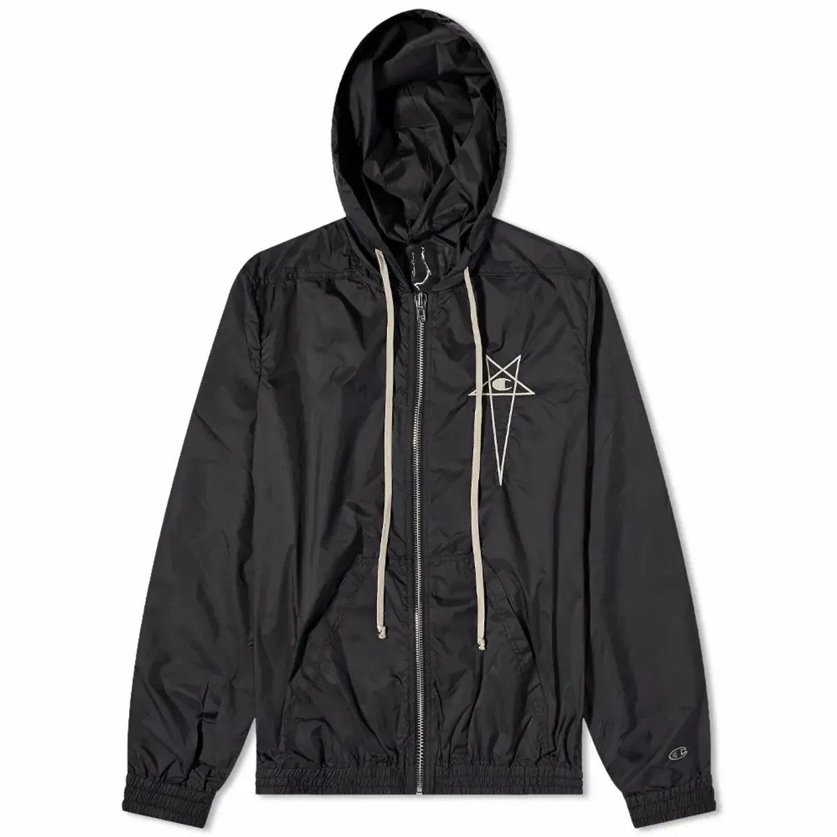 Rick Owens × Champion Nylon Zip Up Jacket