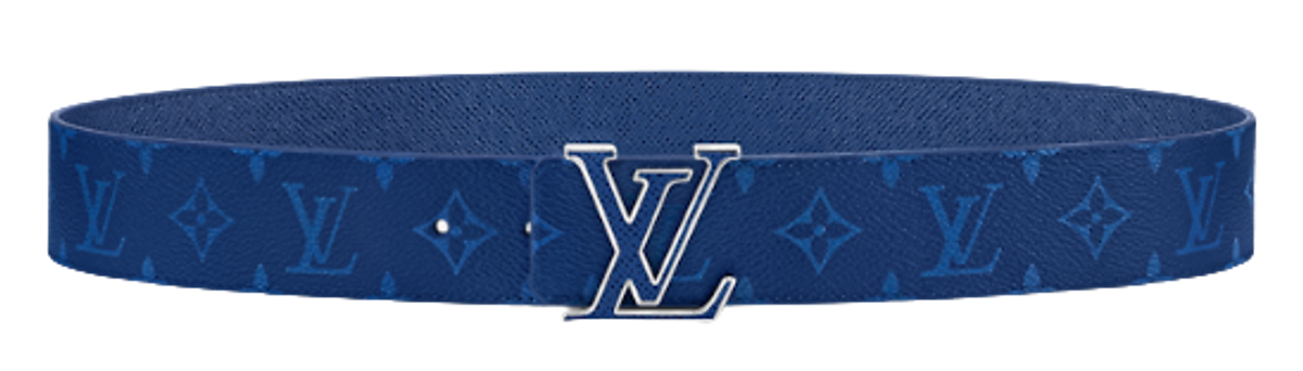 Louis Vuitton Blue Reversible 40mm Belt