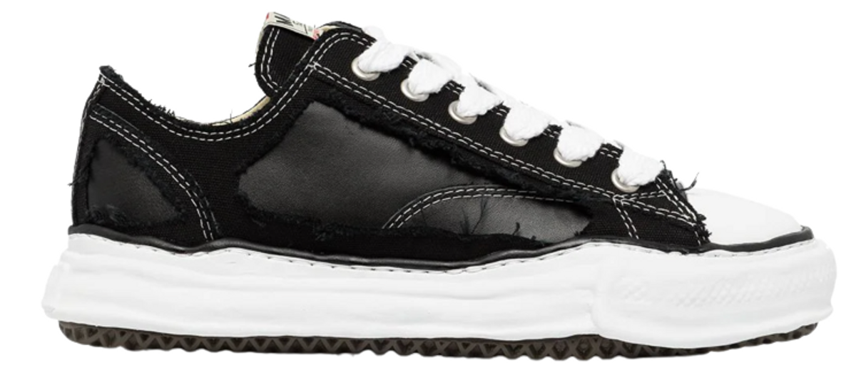 Maison Mihara Yasuhiro Peterson Low Distressed Canvas Sneakers