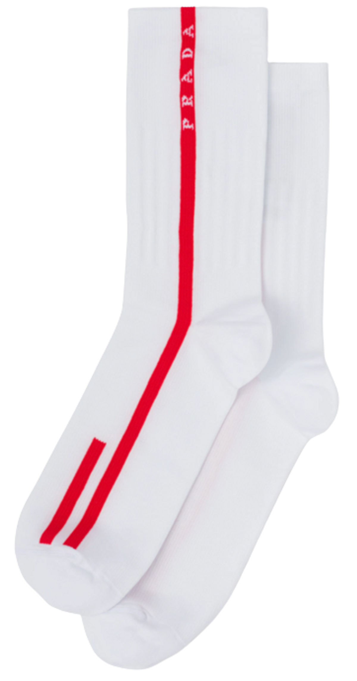 Prada Technical Yarn Ankle White Socks