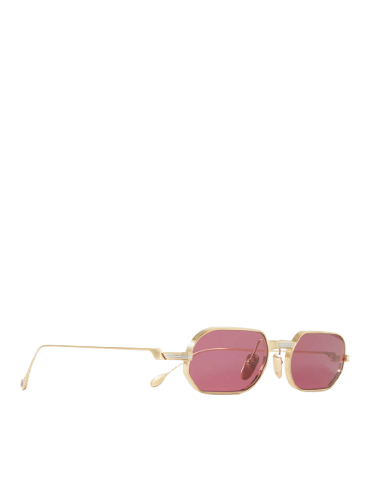 Enfants Riches Deprimes × Jacques Marie Mage The Sidewalk Doctor Rectangular-frame Gold- And Silver-tone Sunglasses