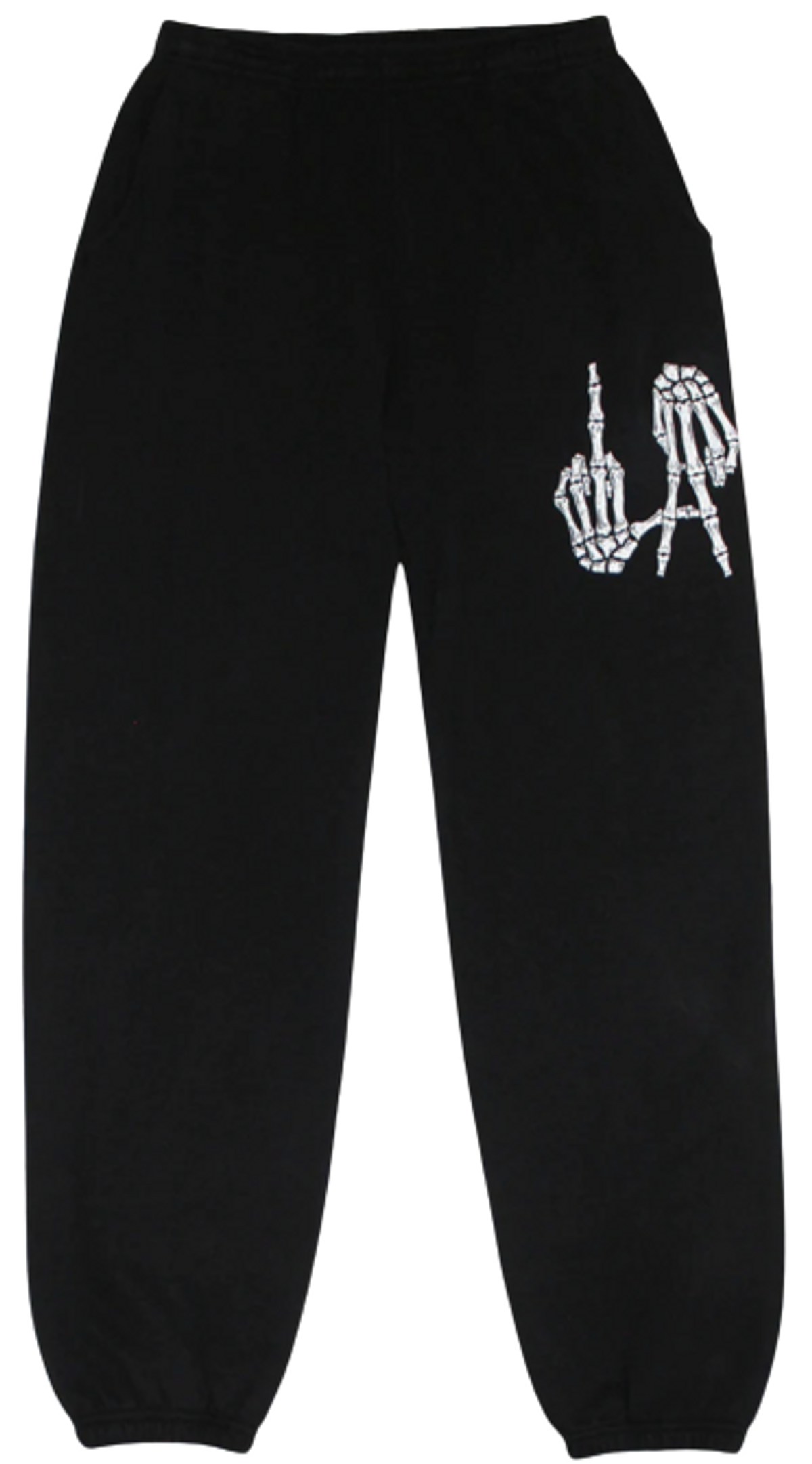 Local Authority LA LA Bones Black Fleece Pants