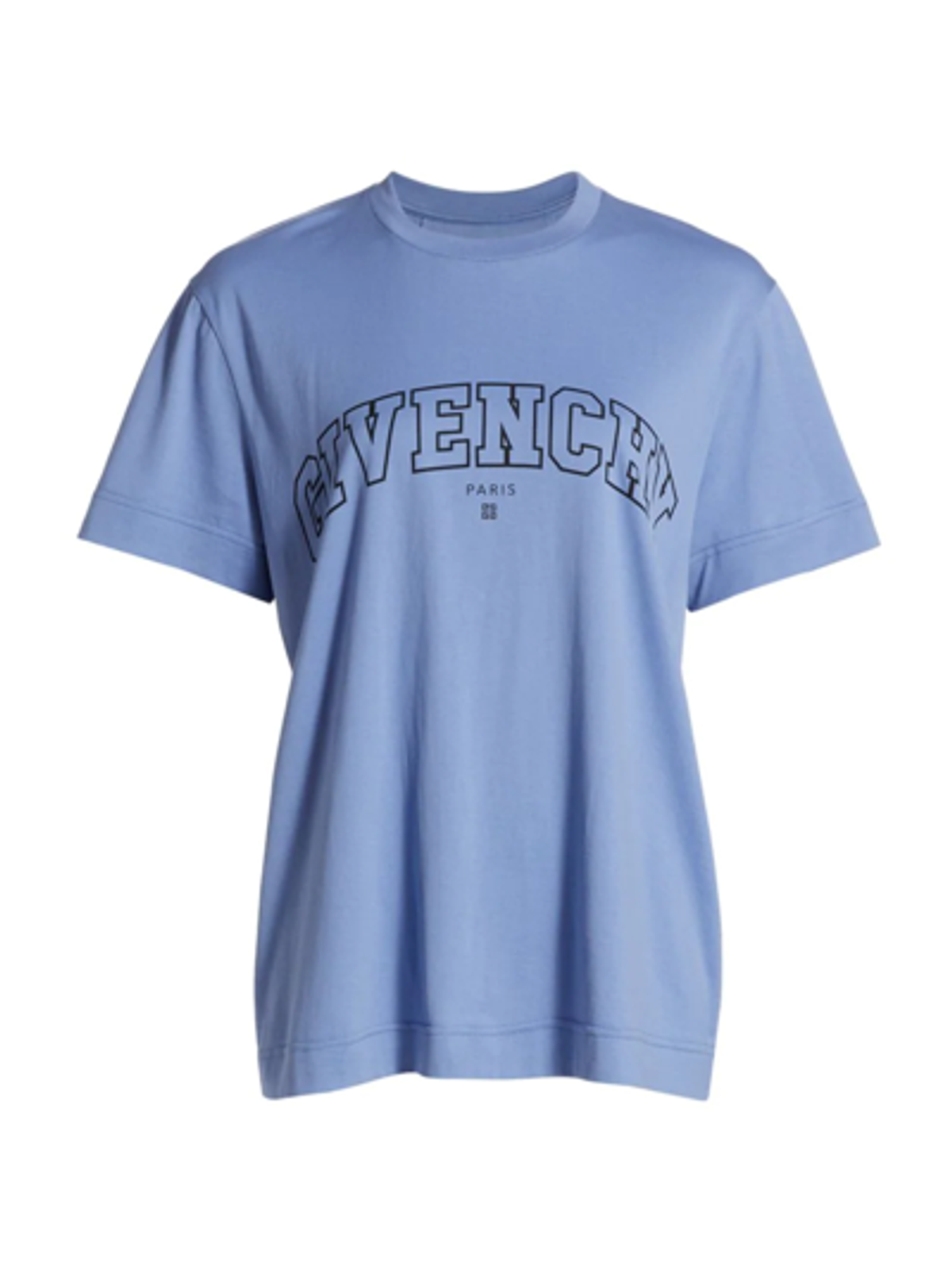 Givenchy Game Day Logo T-shirt In Denim Blue