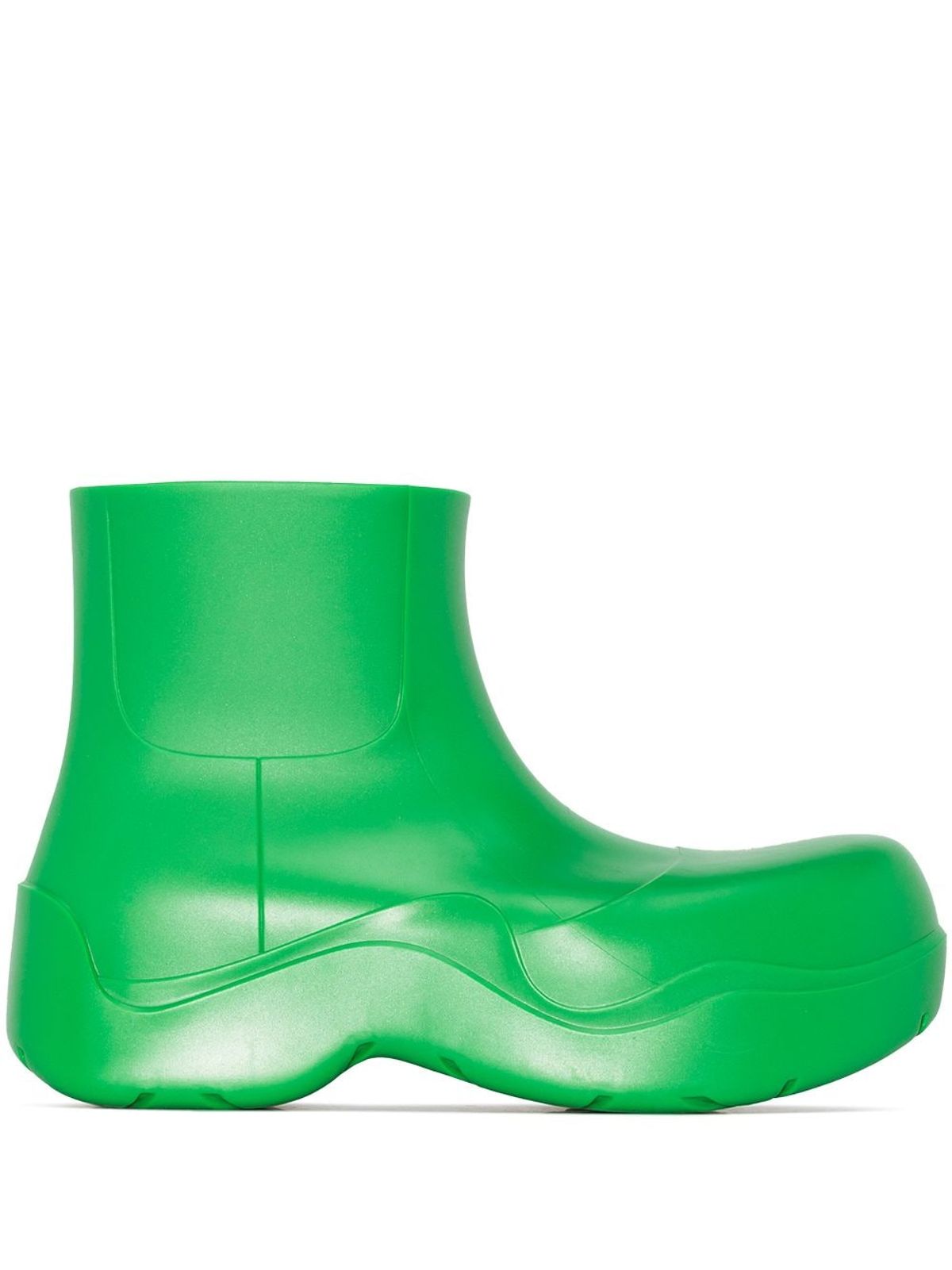 Bottega Mid Green Puddle Biodegradablerubber Ankle Boots 4