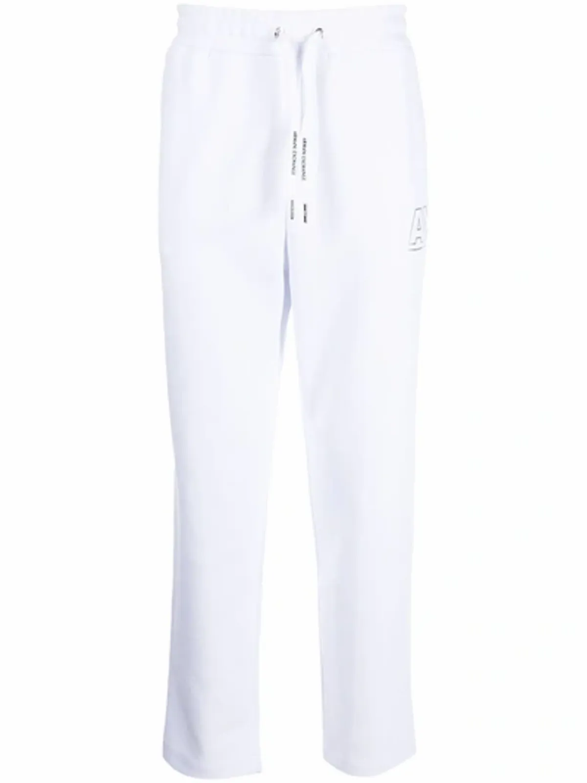 Armani Exchange Logo-print Detail Track Pants In White
