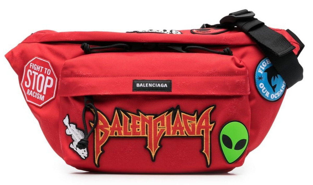 Balenciaga Explorer Xxl Red Belt Bag