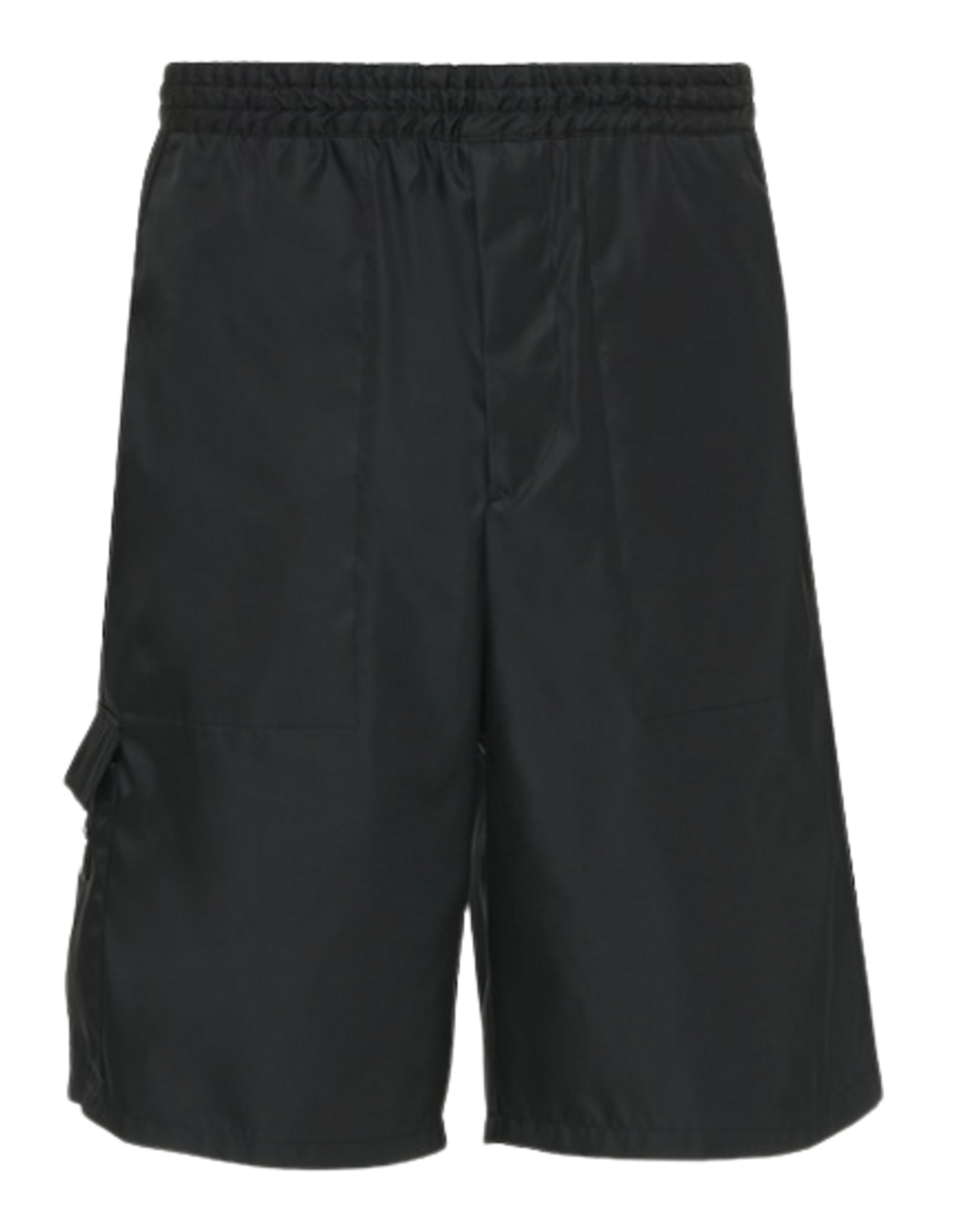 Prada Re-Nylon Bermudas Black Shorts