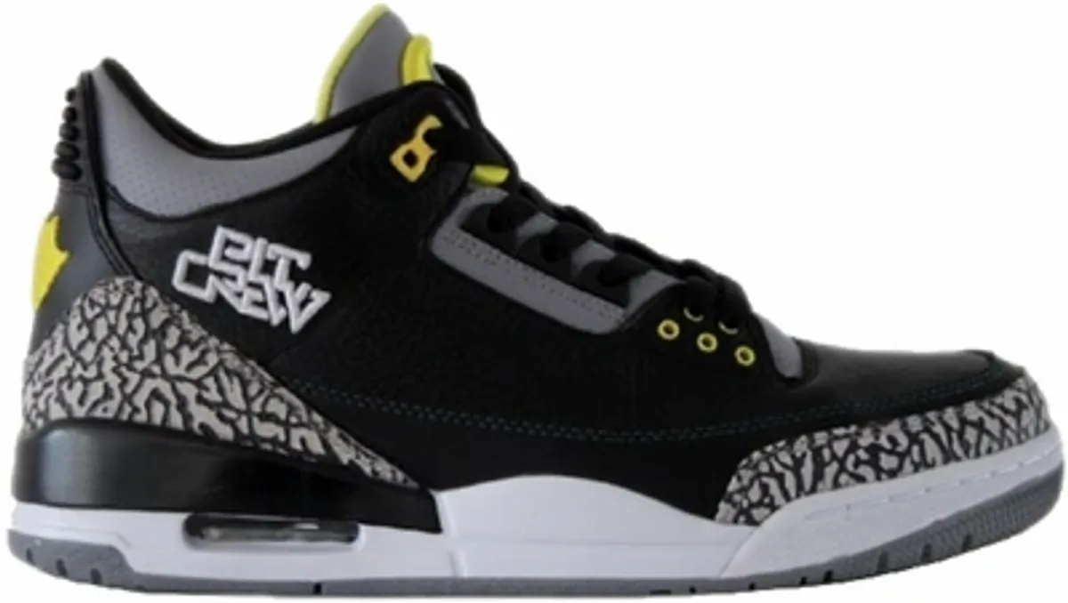 Jordan Air Jordan 3 Retro Oregon Ducks Pit Crew Black