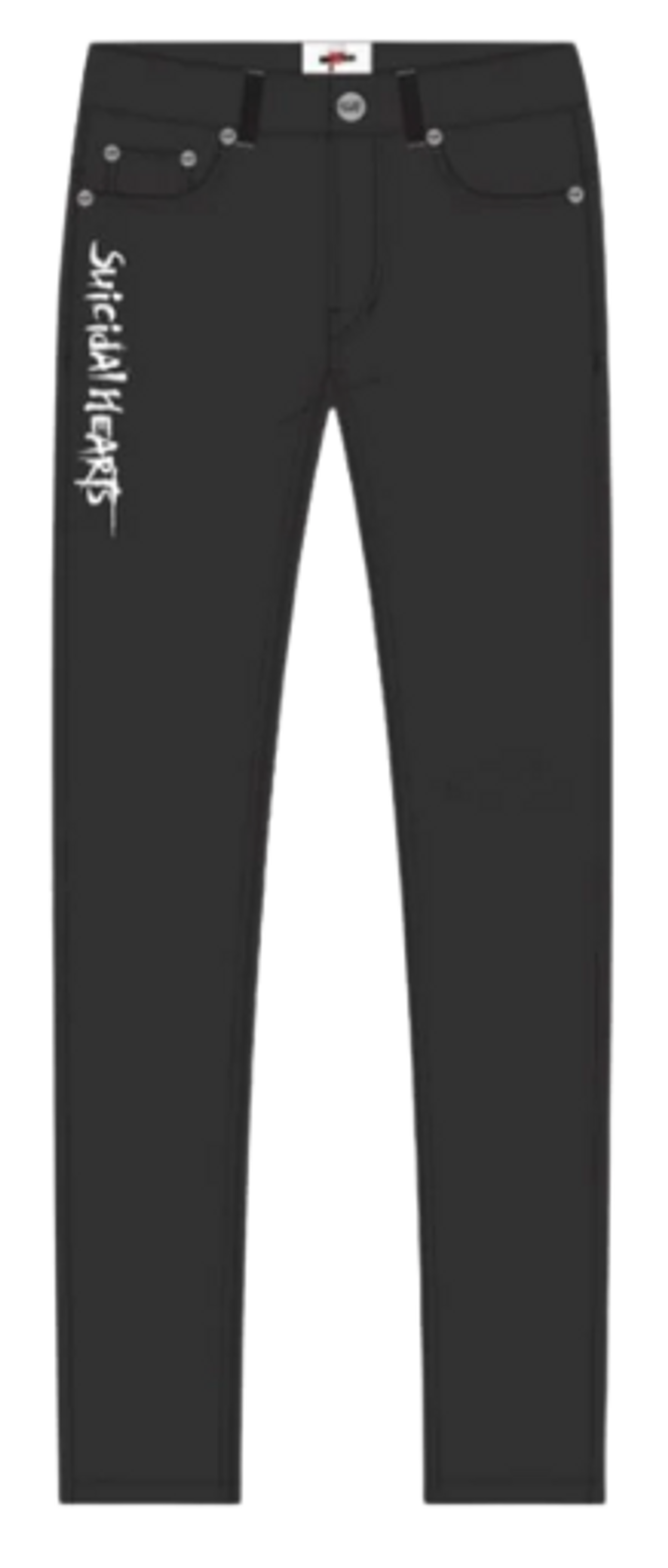 Suicidal Hearts Double Cross Denim Jeans