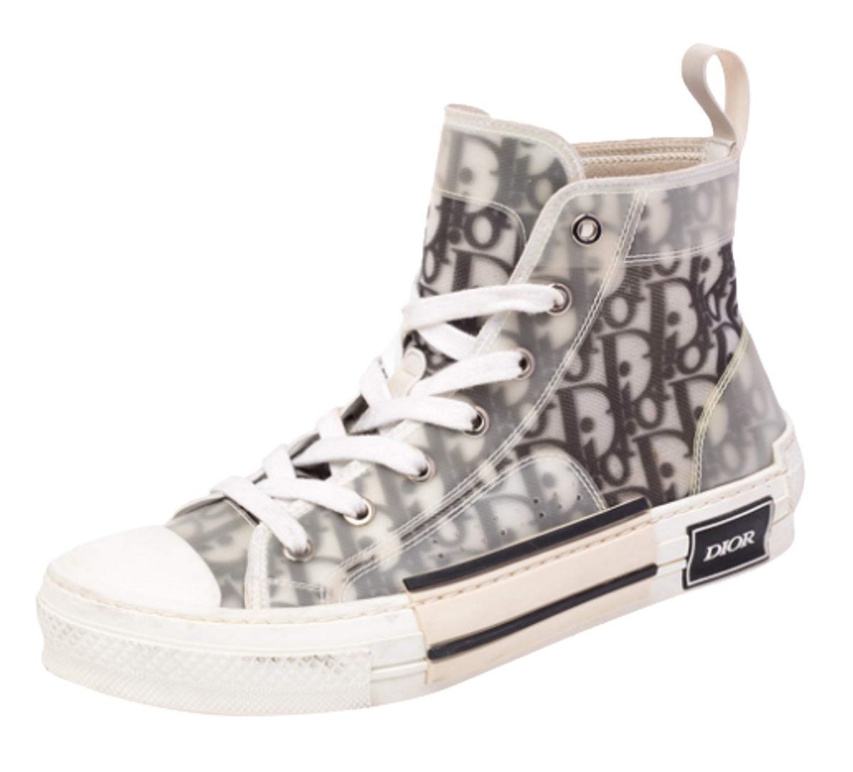 Dior Oblique Mesh B23 High Top Sneakers