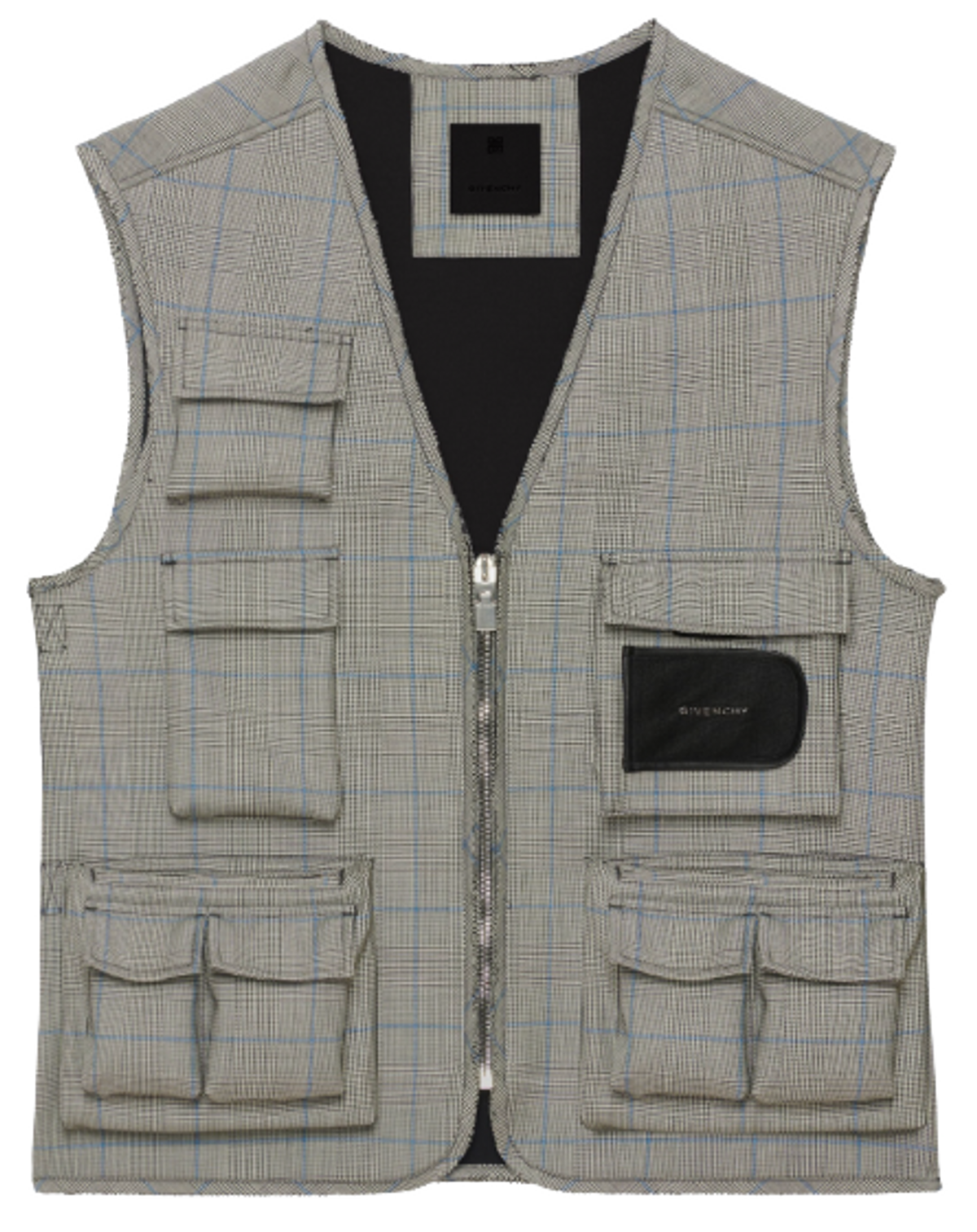 Givenchy Prince of Galles Wool Multipockets Jacket