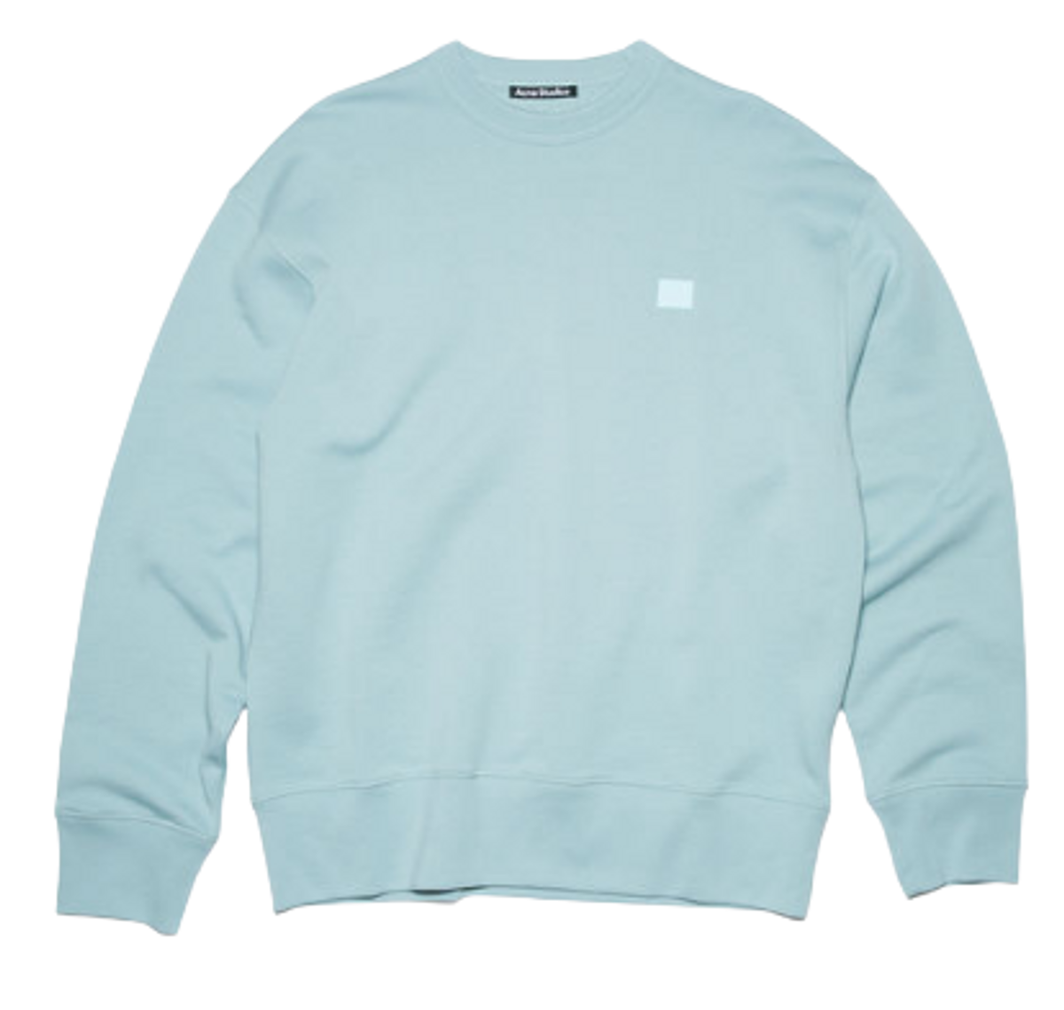 Acne Studios Crew Neck Ice Blue Sweatshirt