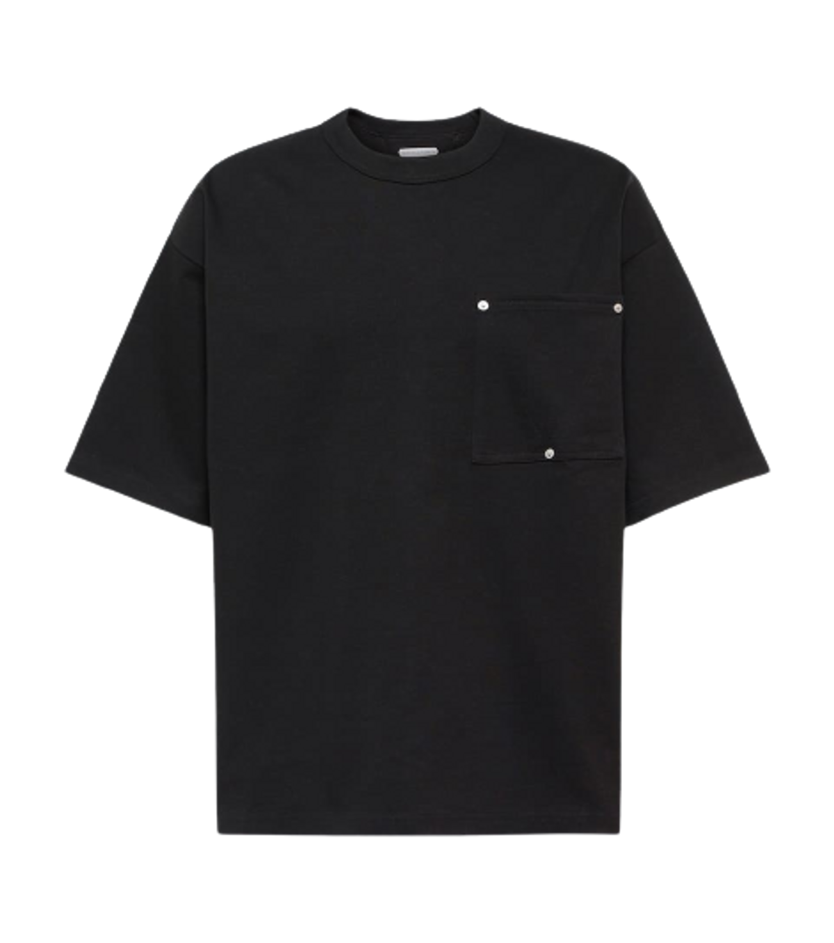 Bottega Veneta Black Oversized Cotton Jersey T-shirt