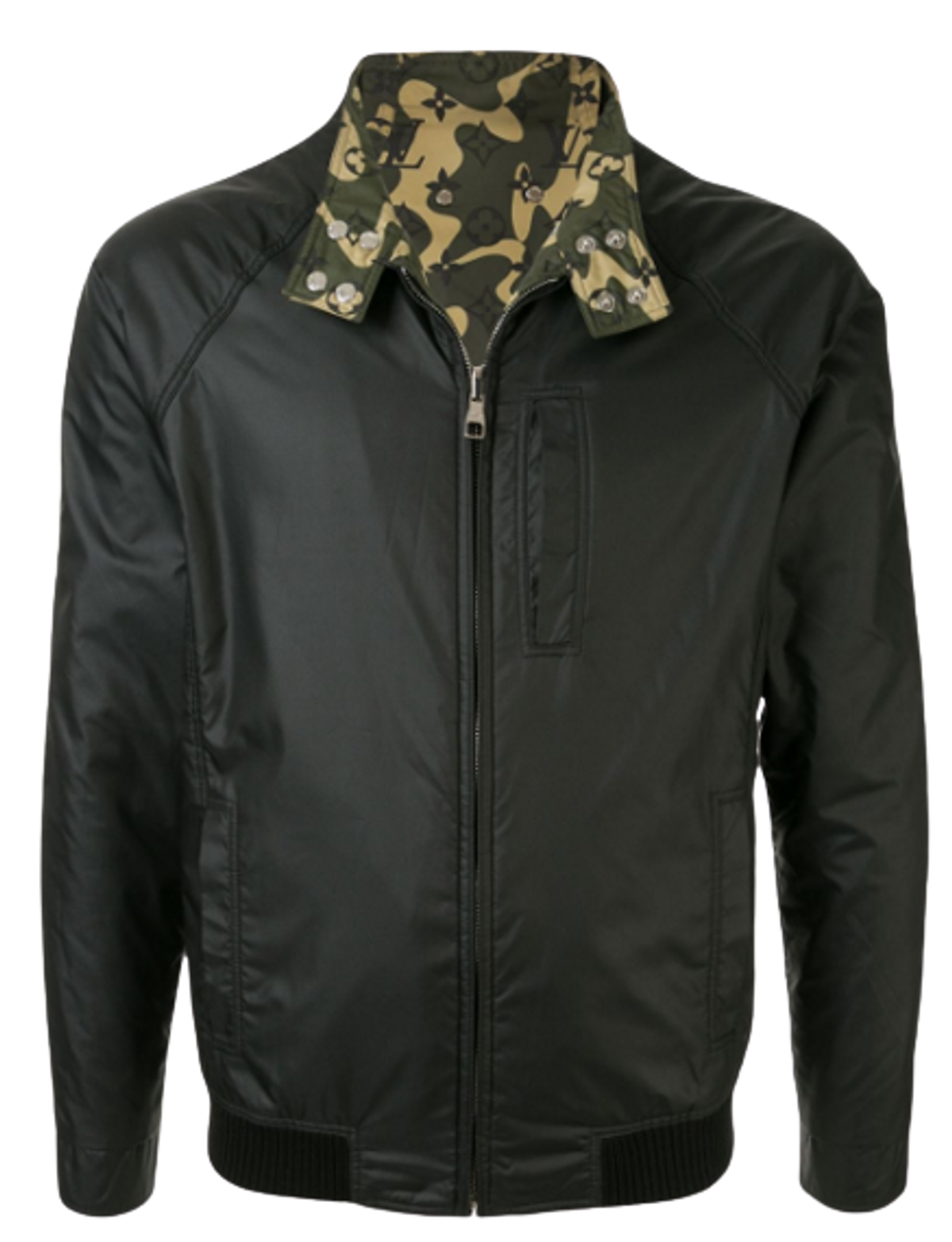 Louis Vuitton Reversible Black Bomber Jacket
