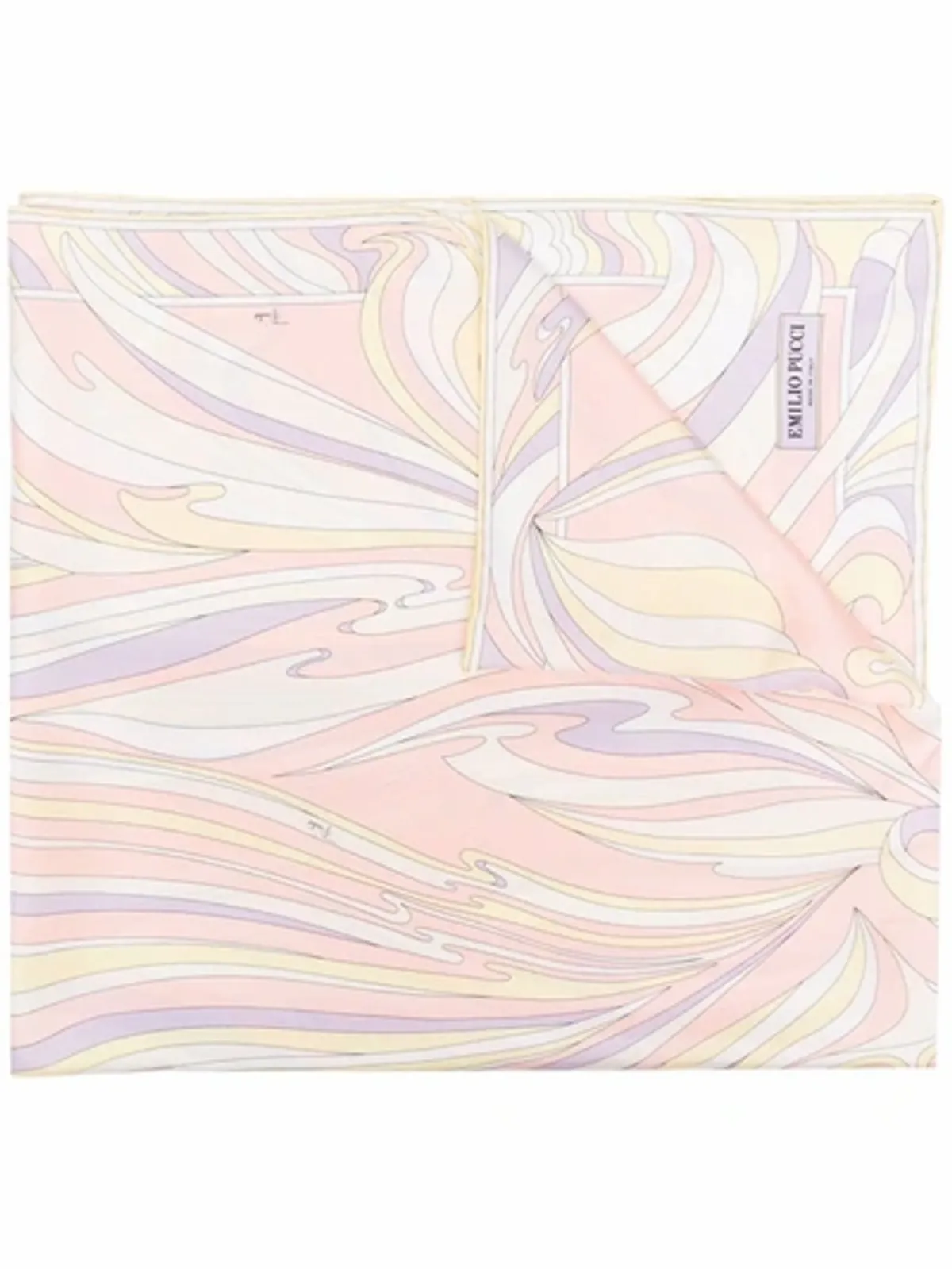 Emilio Pucci Vortici-print Silk Scarf In Pink