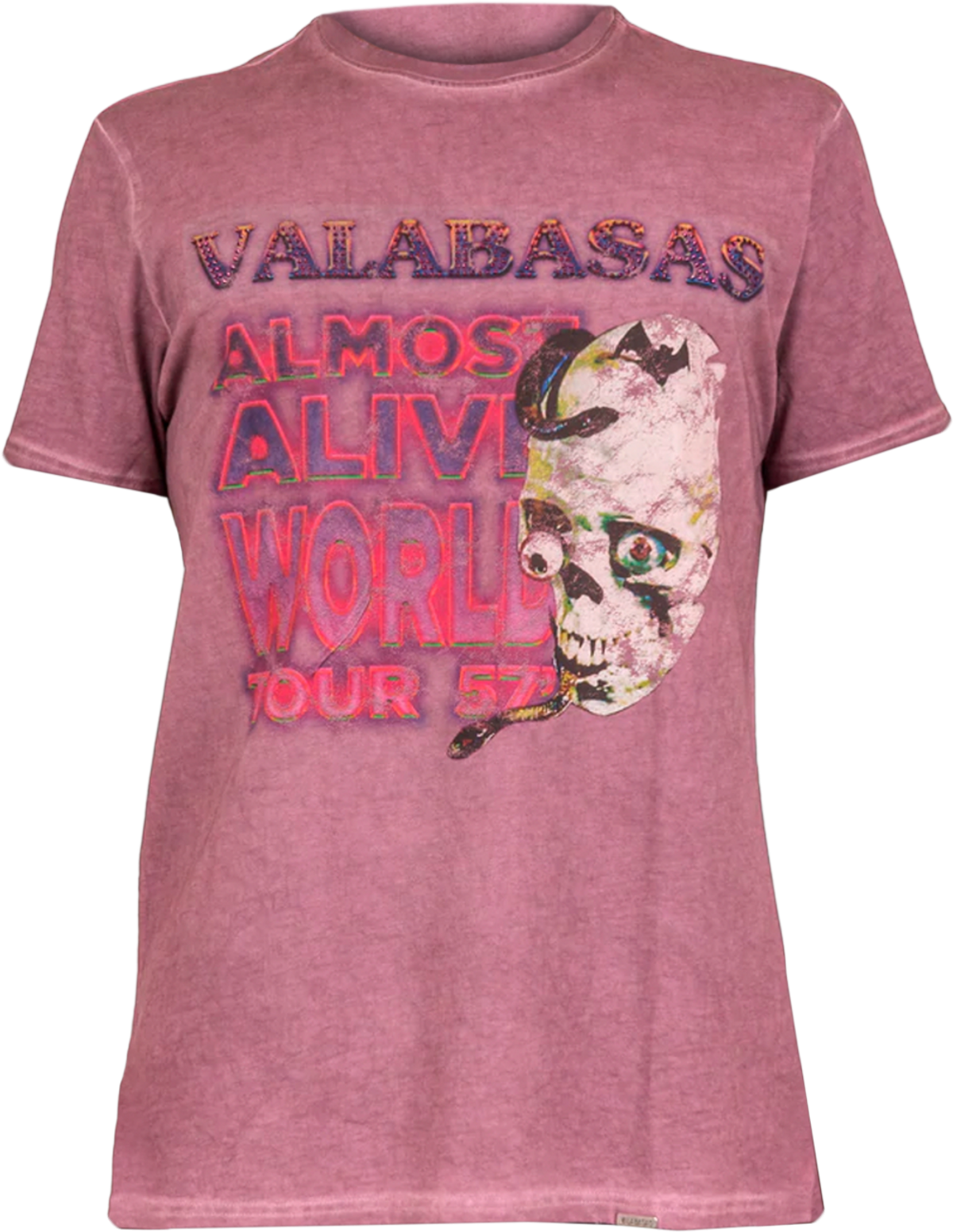Valabasas Almost Alive Vintage Plum T-Shirt