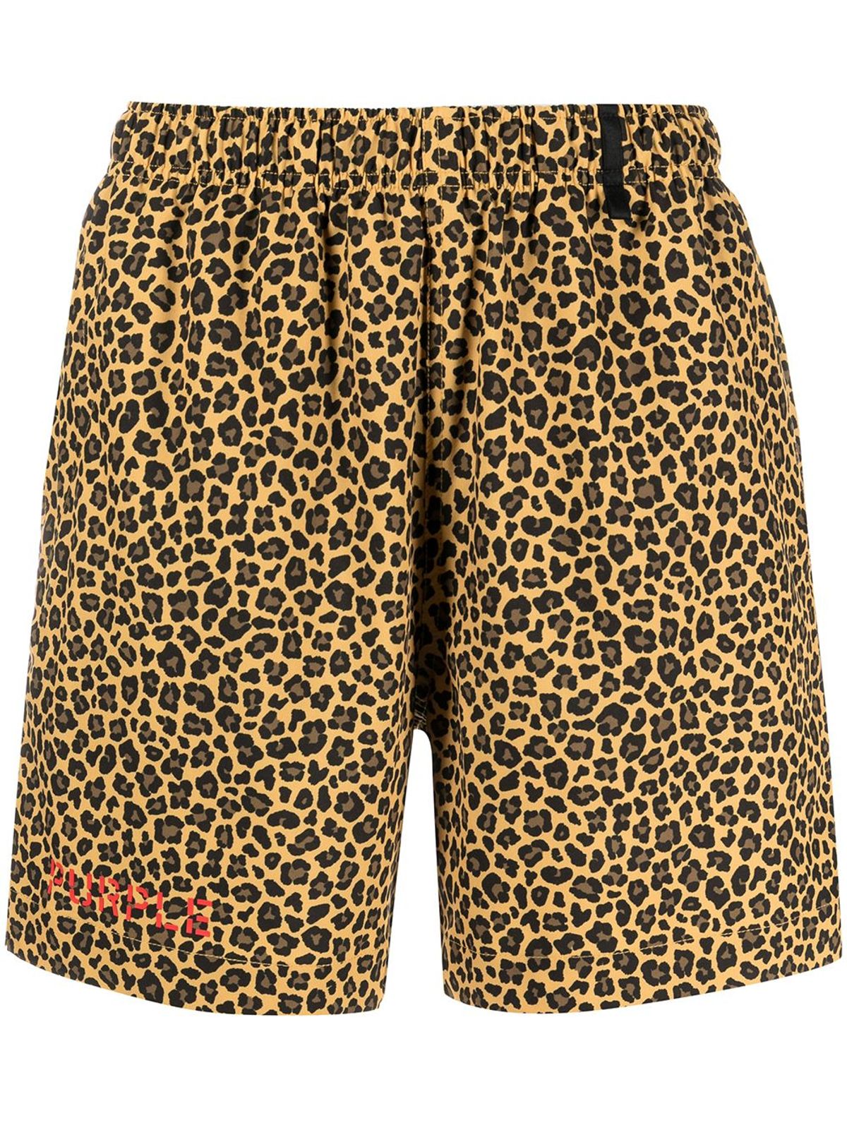 Purple Brand Leopard-print Swim Shorts In Brown