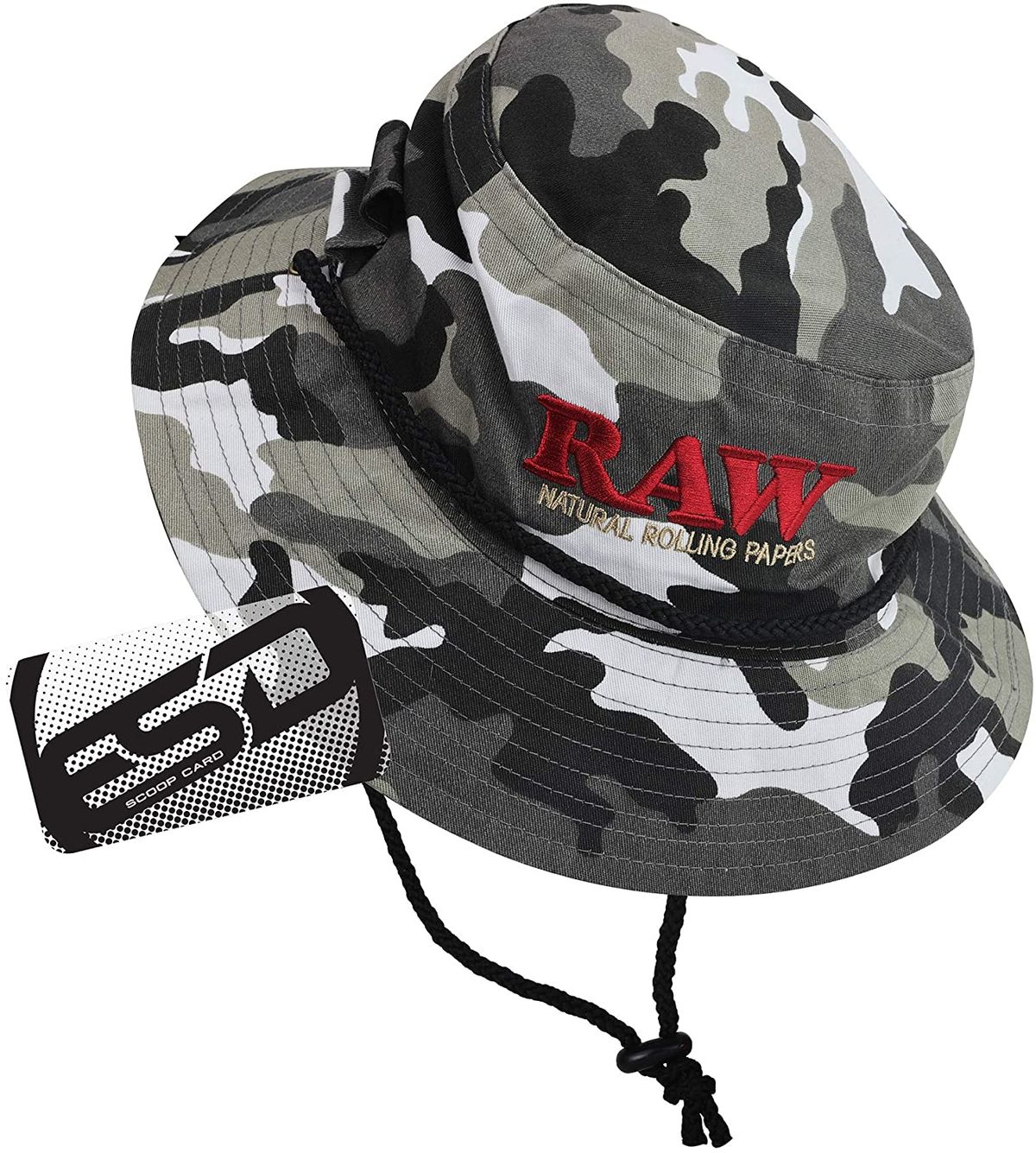 RAW Rolling Papers Camo Smokermans Hat Medium