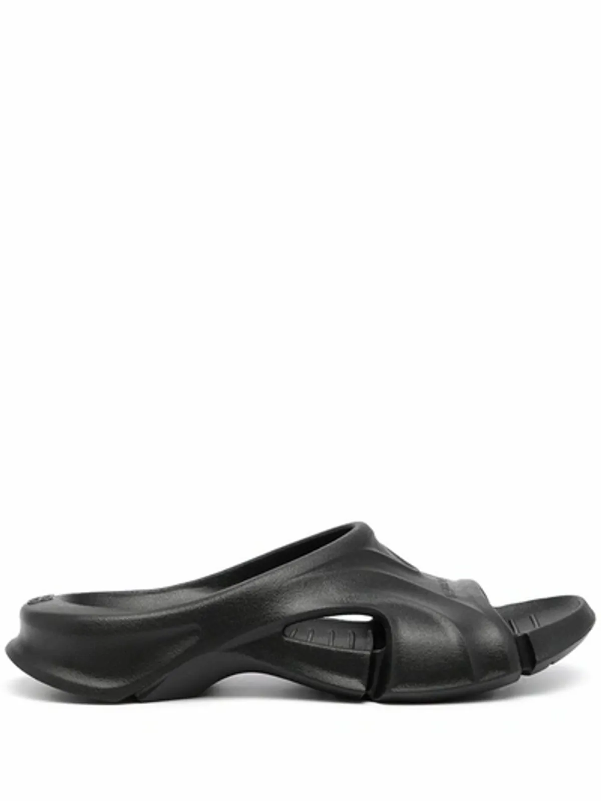 Balenciaga Mold Cut-out Eva And Foam Sandals In Black
